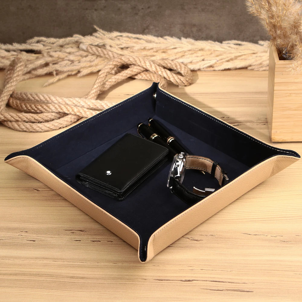 Octavia Bej Lacivert Vale Gerçek Deri Tepsi - ONYWATCH