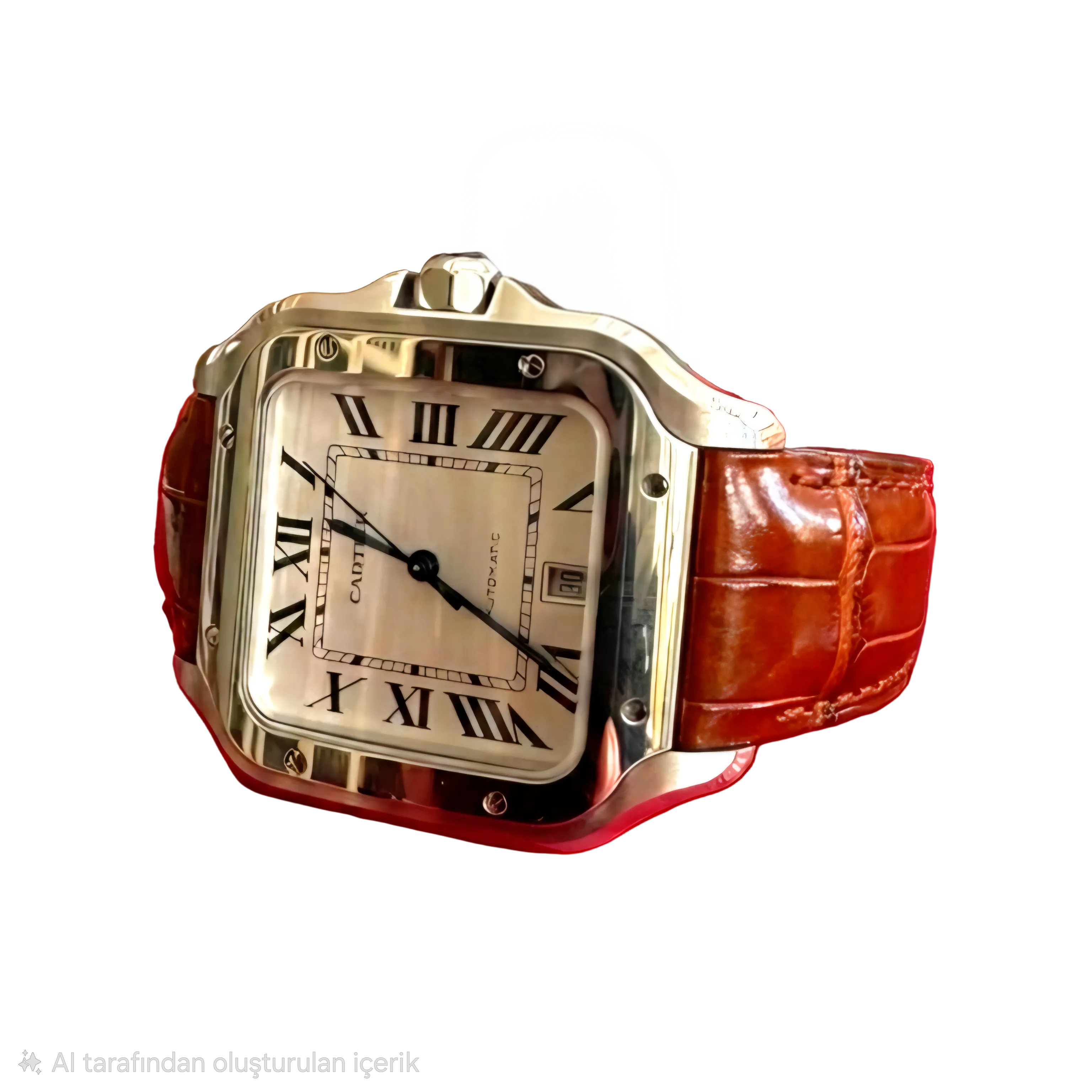 Gerçek deri el yapımı cartier uyumlu deri kordon