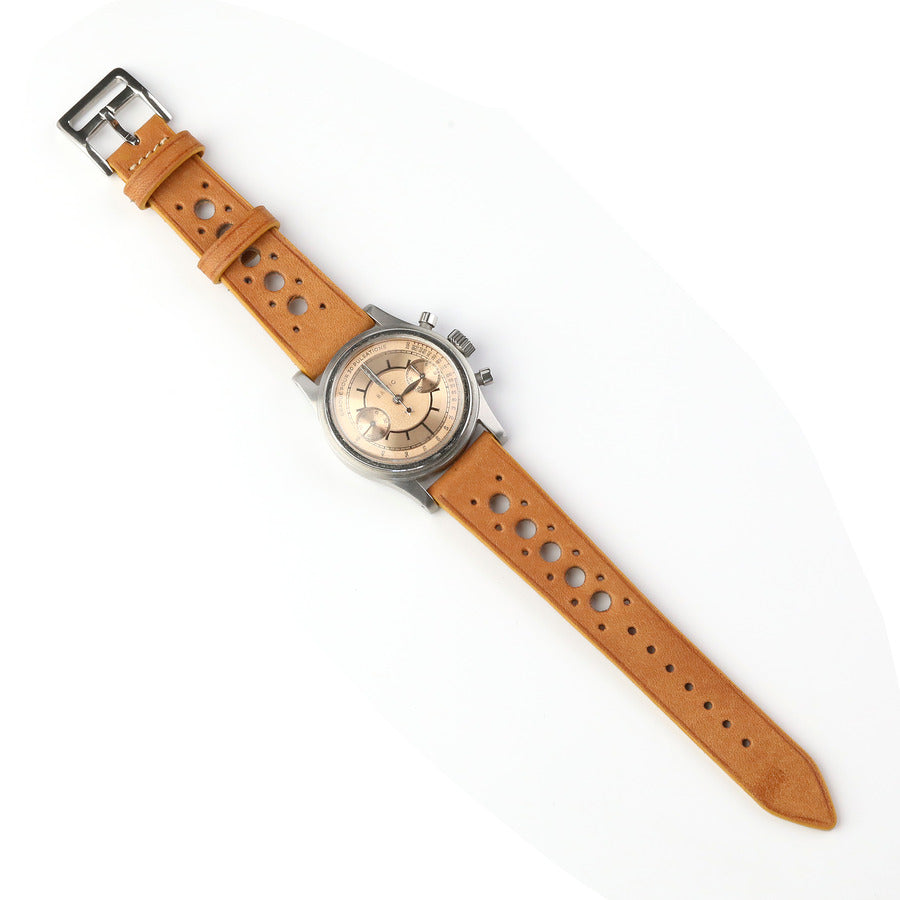 Gerçek dana derisi el yapımı taba renkli rally stil deri kayış