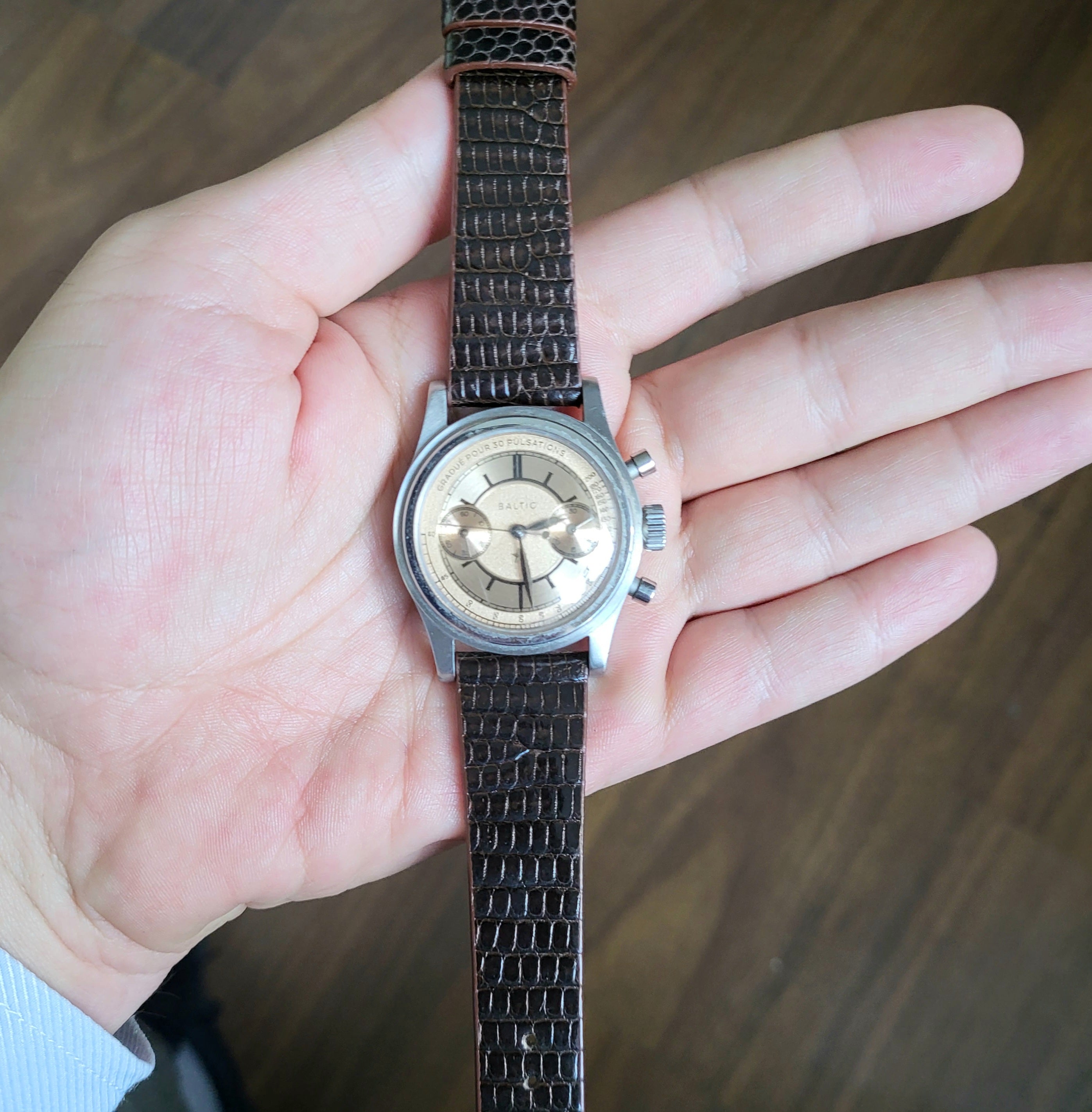 Gerçek egzotik deri el yapımı kahve renkli akıllı pimli deri kordon