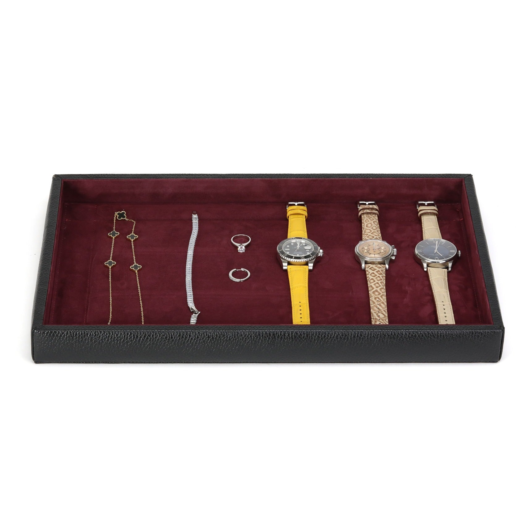 Deri Sunum Tepsisi (Siyah)