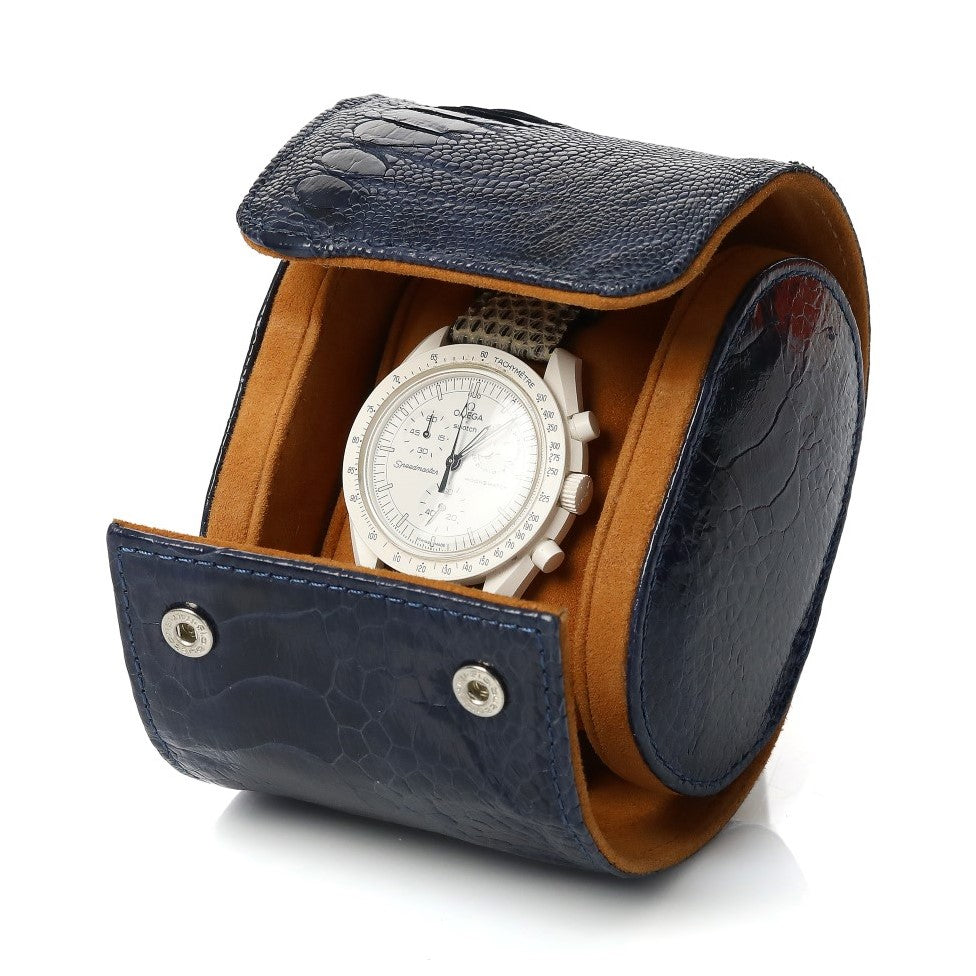 Mavi Deri Saat Kutusu 15'li