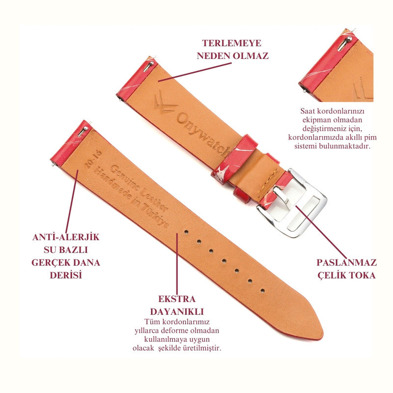 Kertenkele Derisi Antrasit Kordon
