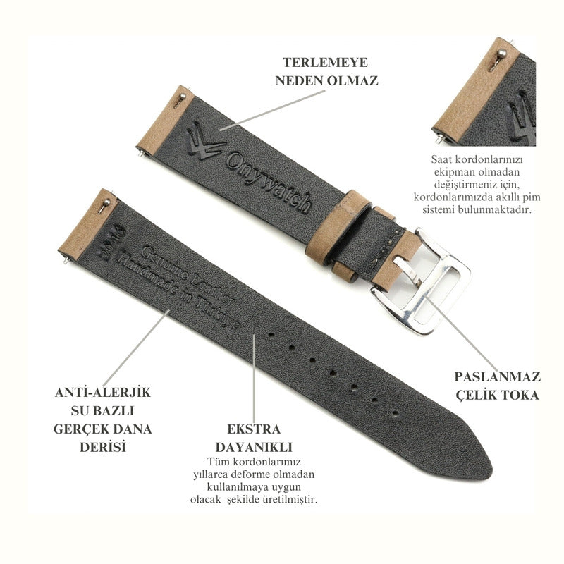Beyaz Citizen Tsuyosa Deri Kordon - nj0150 / Small Second
