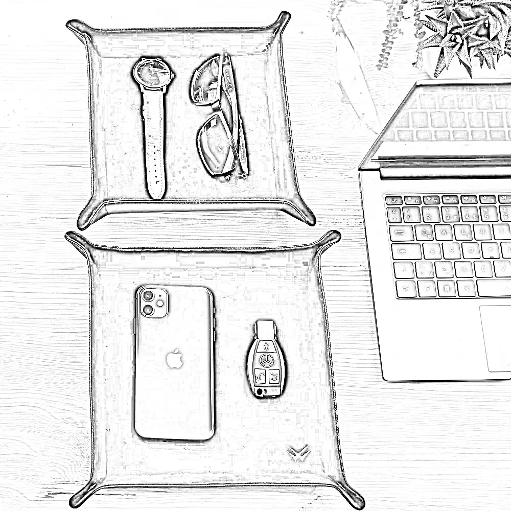 Octavia Bej Tarçın Vale Gerçek Deri Tepsi