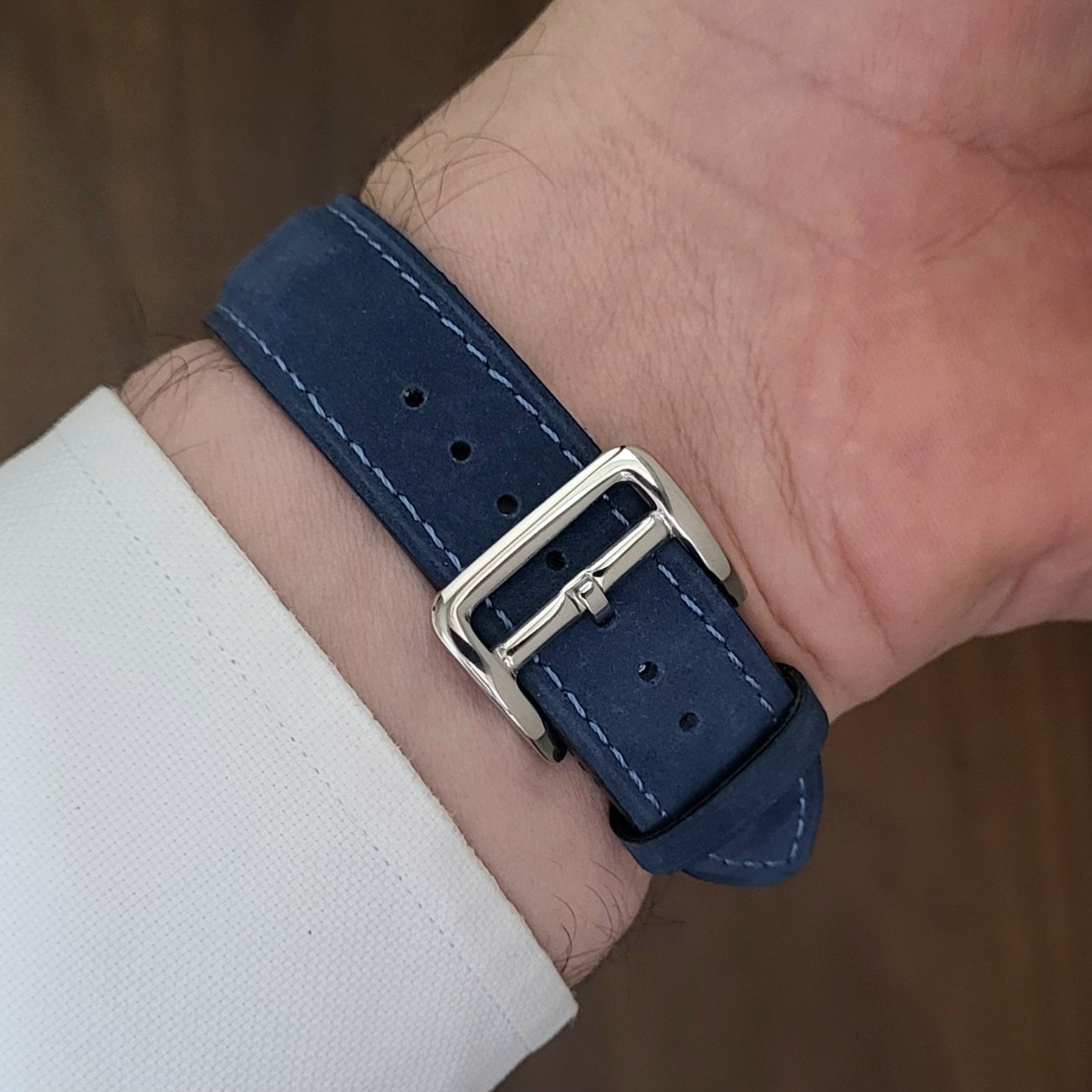 Lacivert Nubuk Kordon