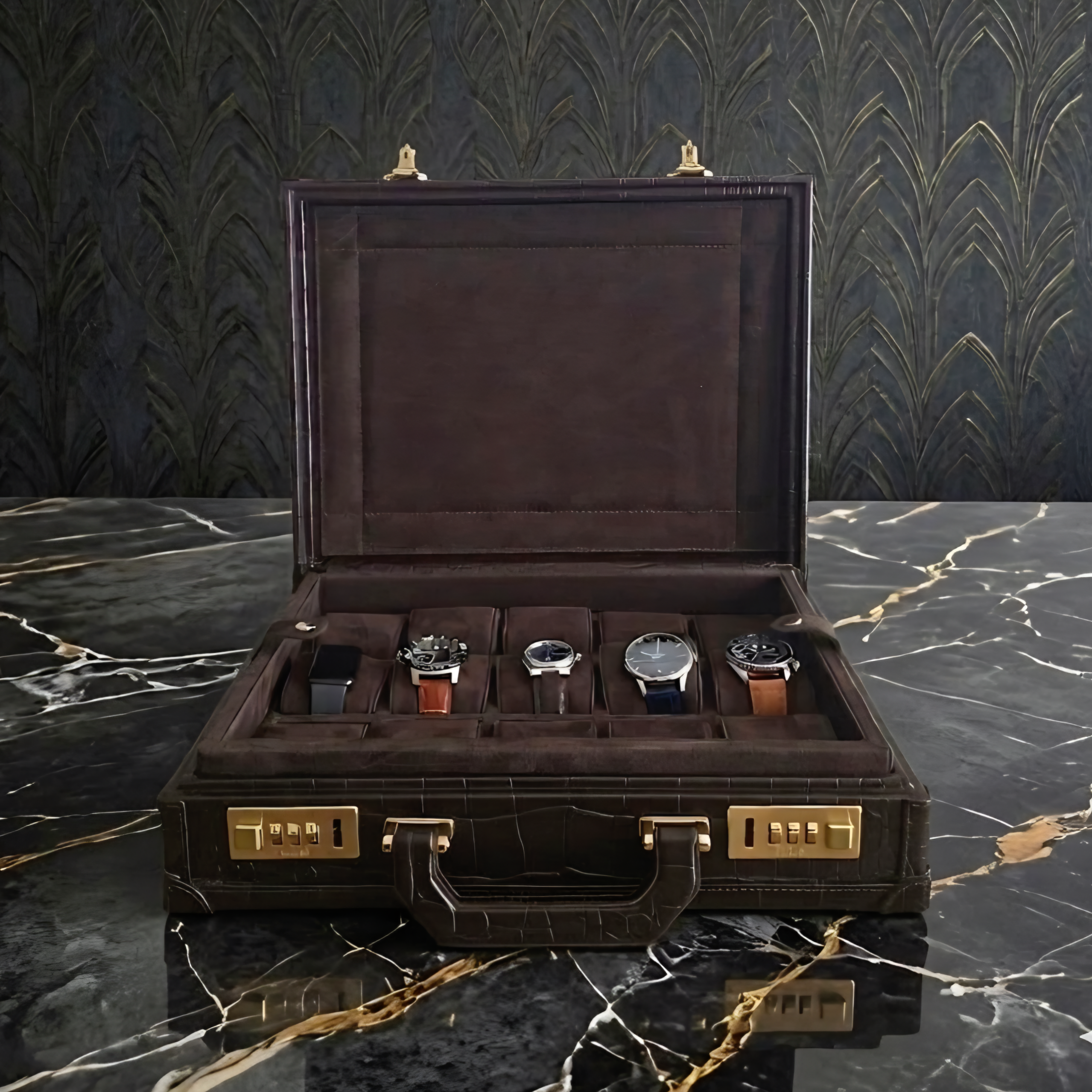 Bond Saat Kutusu Kahverengi