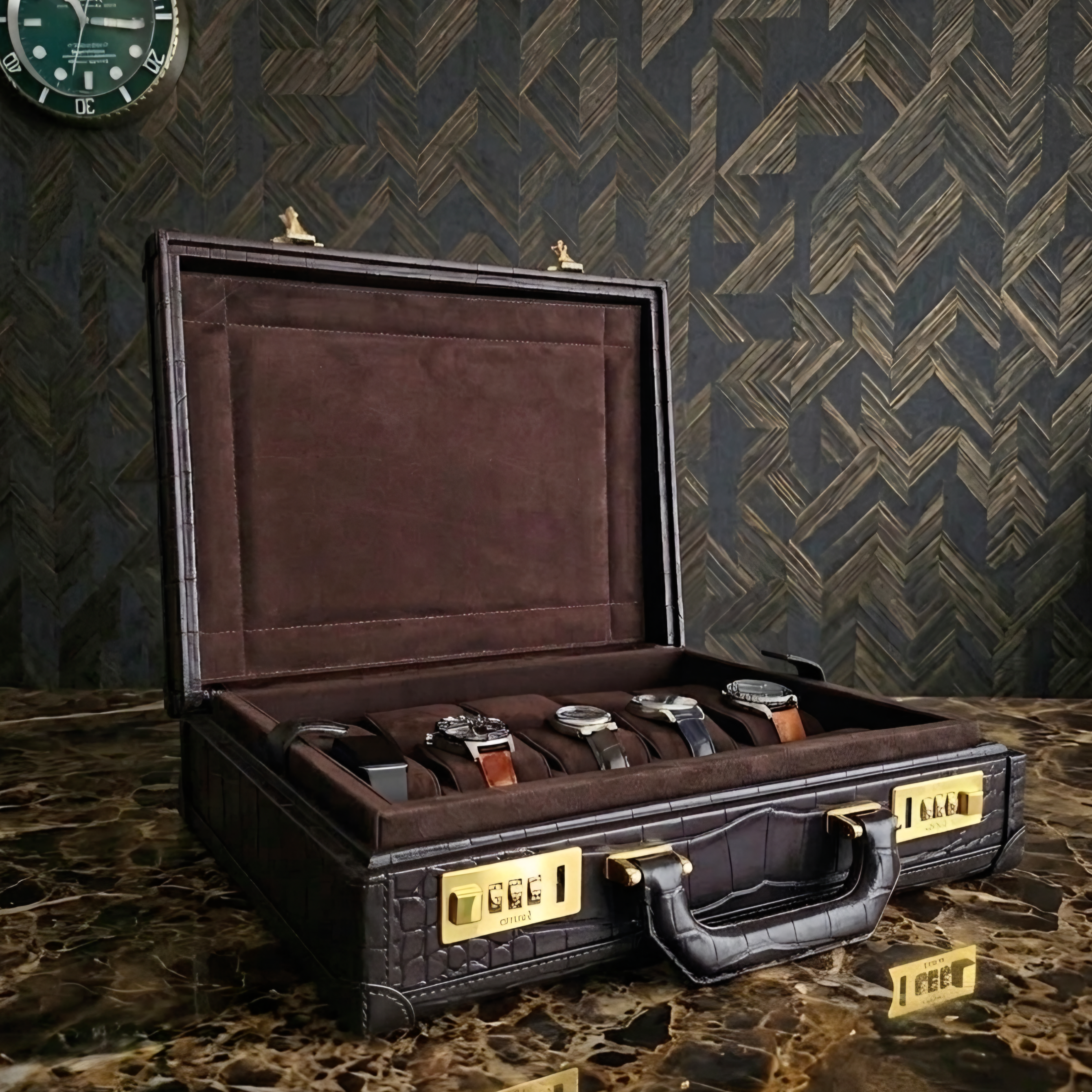 Bond Saat Kutusu Kahverengi