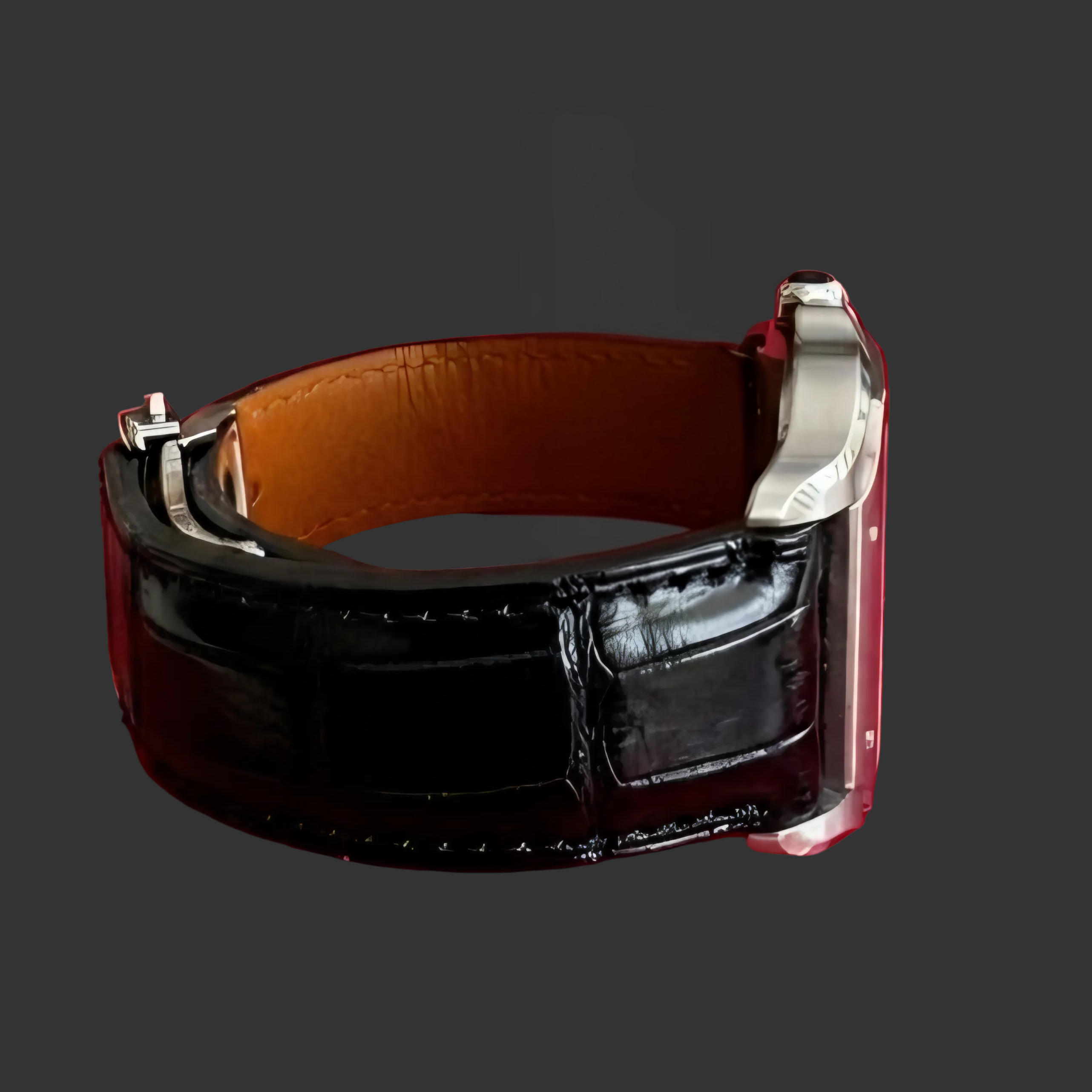 C. Santos Uyumlu Deri Kordon Siyah K.