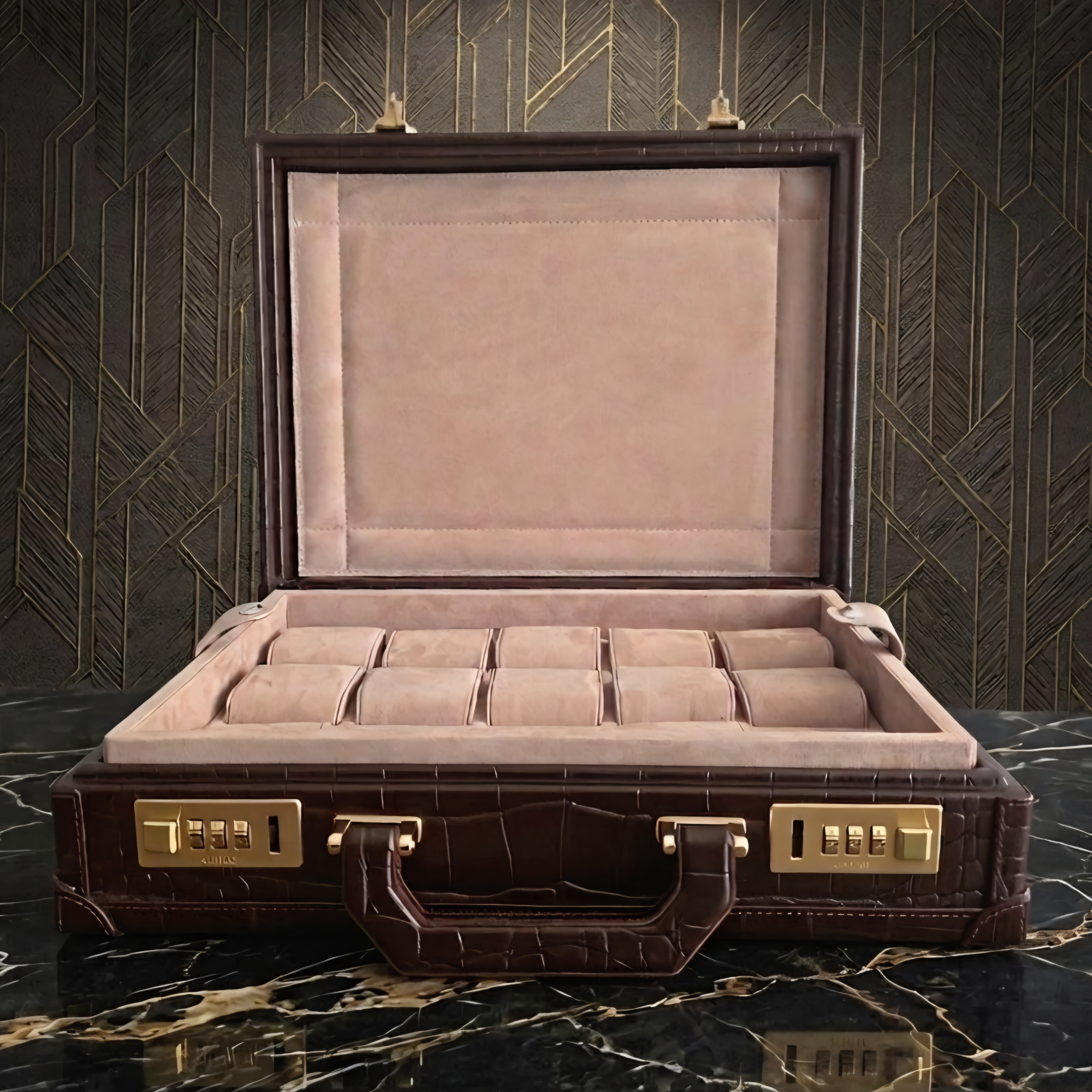 Bond Saat Kutusu Kahverengi Moka