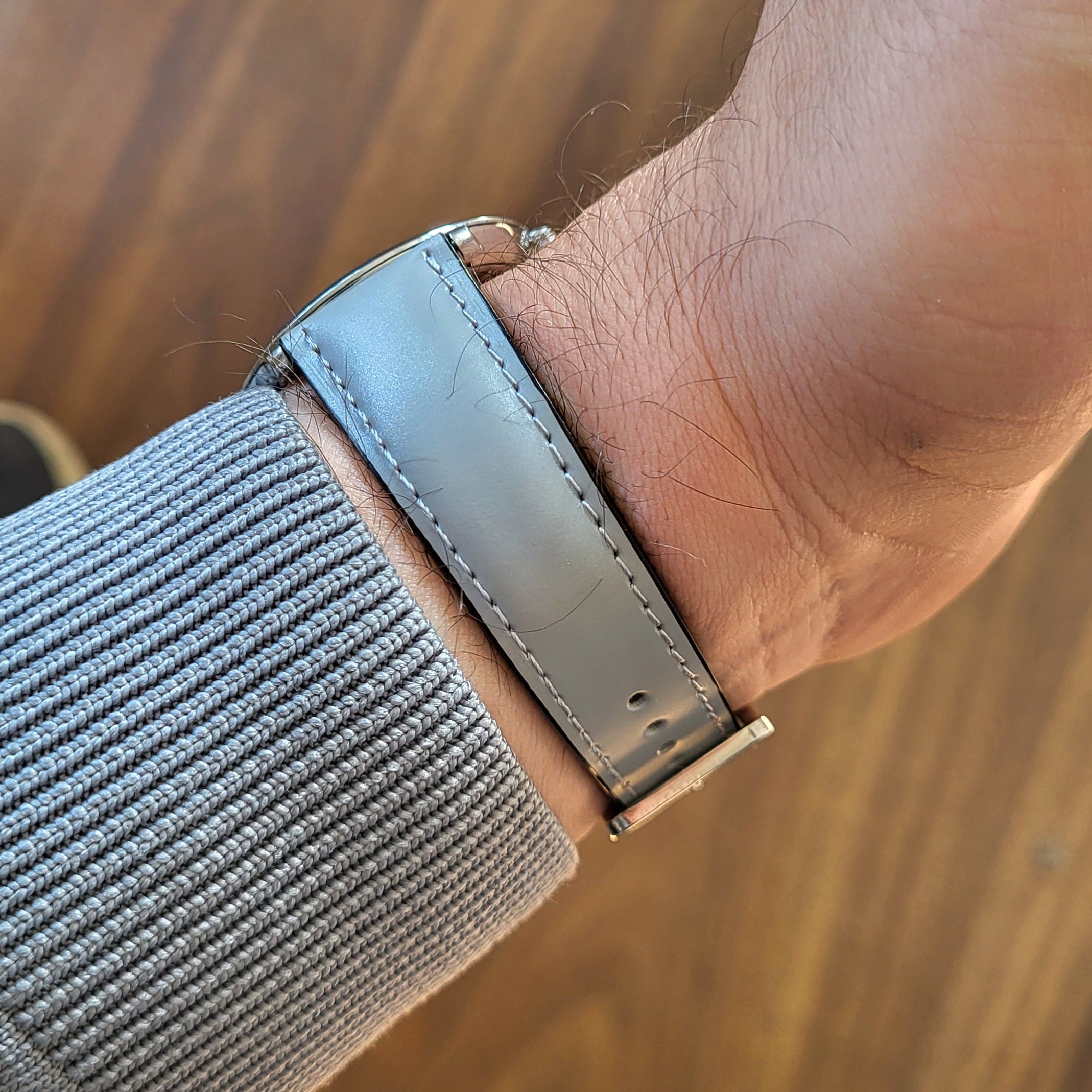 Rugan Grey Deri Kordon