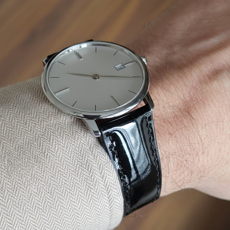 Rugan Siyah Deri Kordon