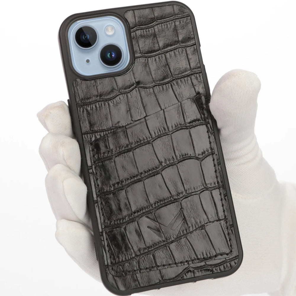 Aragorn Siyah Kartlıklı iPhone Deri Kılıf - ONYWATCH