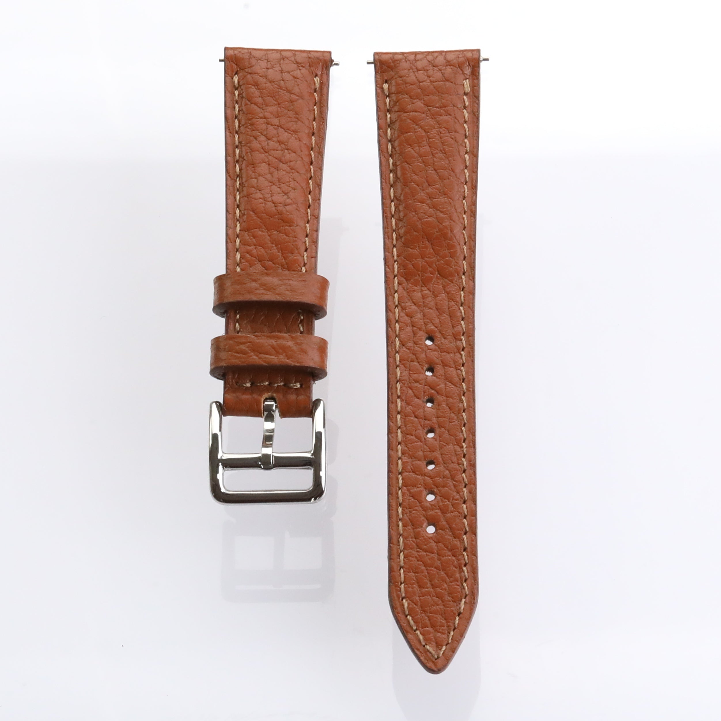 El yapımı kahve renkli akıllı pimli deri kordon