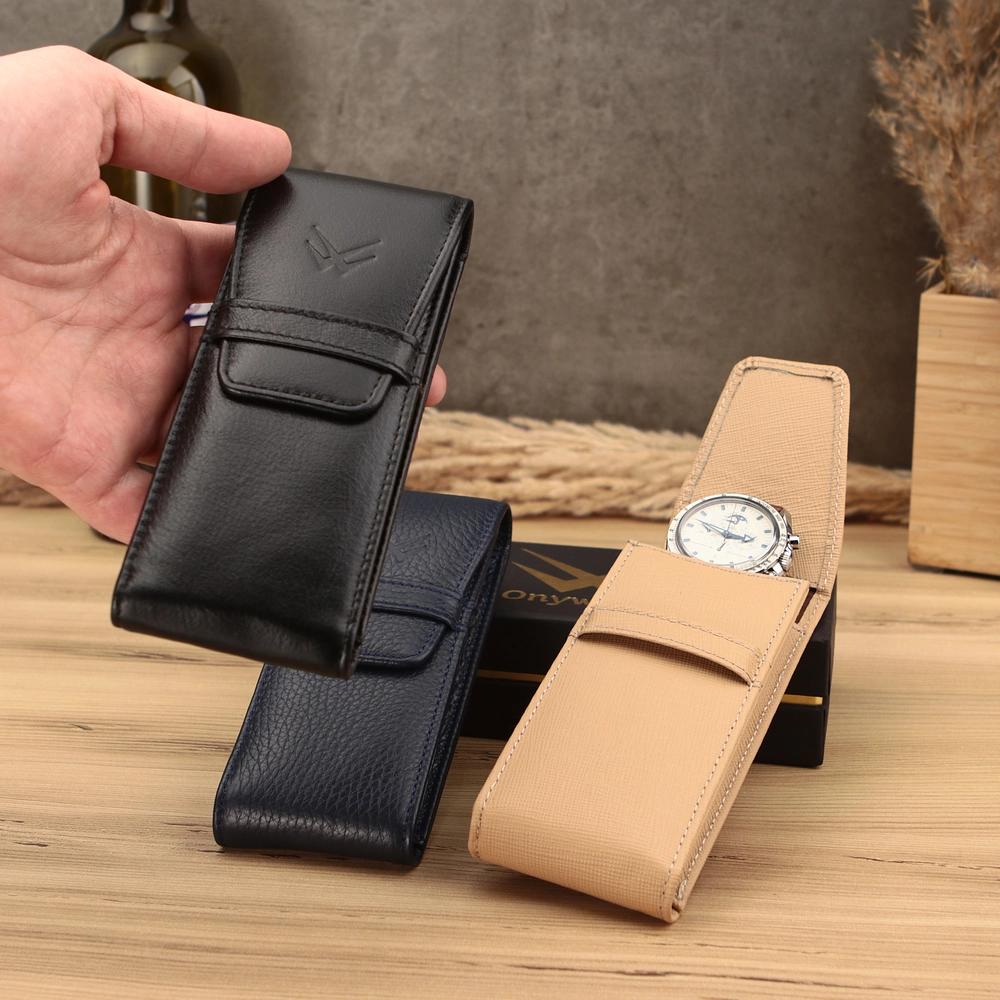 Black Deri Saat Kesesi - ONYWATCH