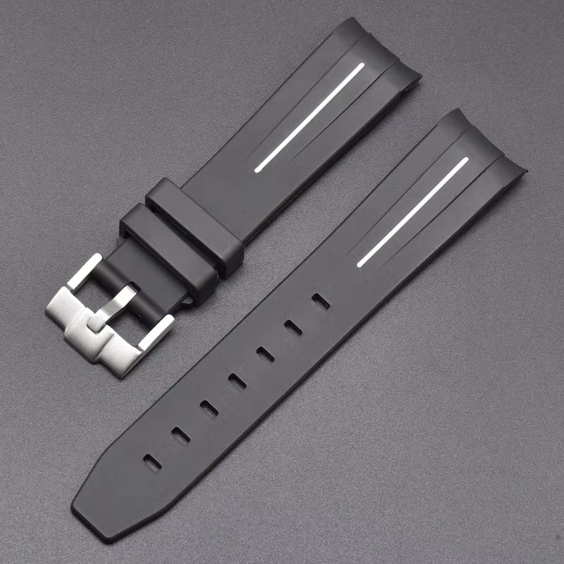 TDR. Siyah-Beyaz FKM Entegre Kauçuk Kordon