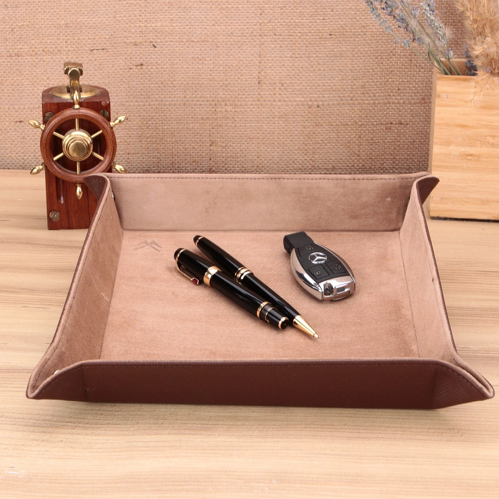 Octavia Kahverengi Vale Gerçek Deri Tepsi - ONYWATCH