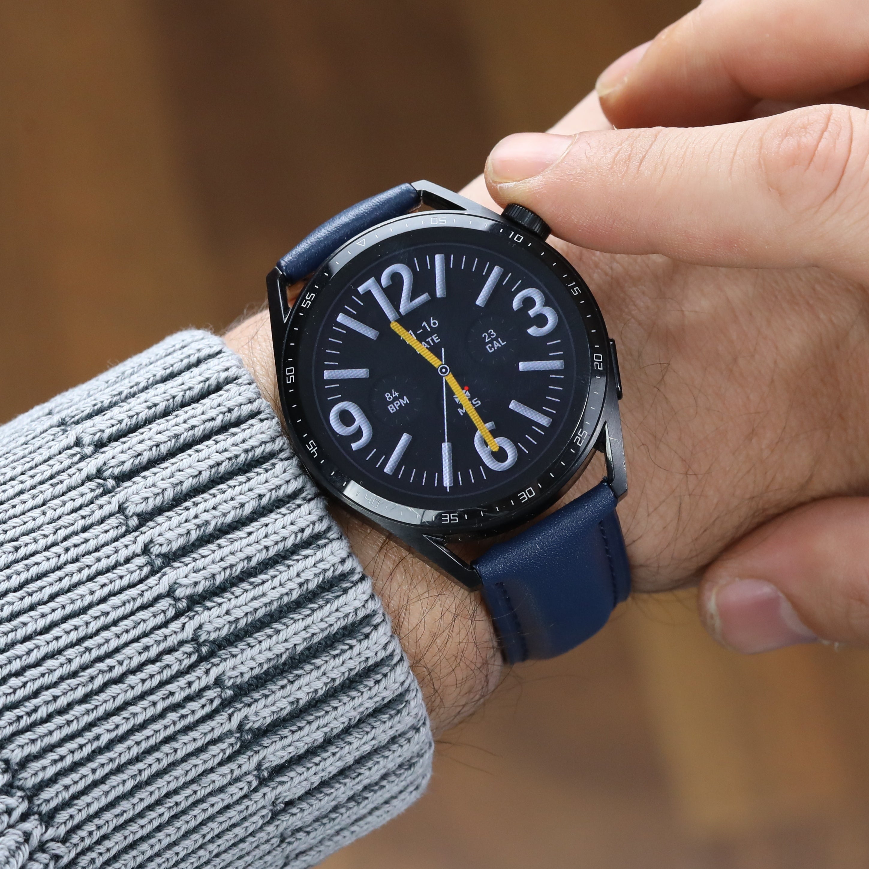 Huawei Watch Deri Kordon ( Lacivert)