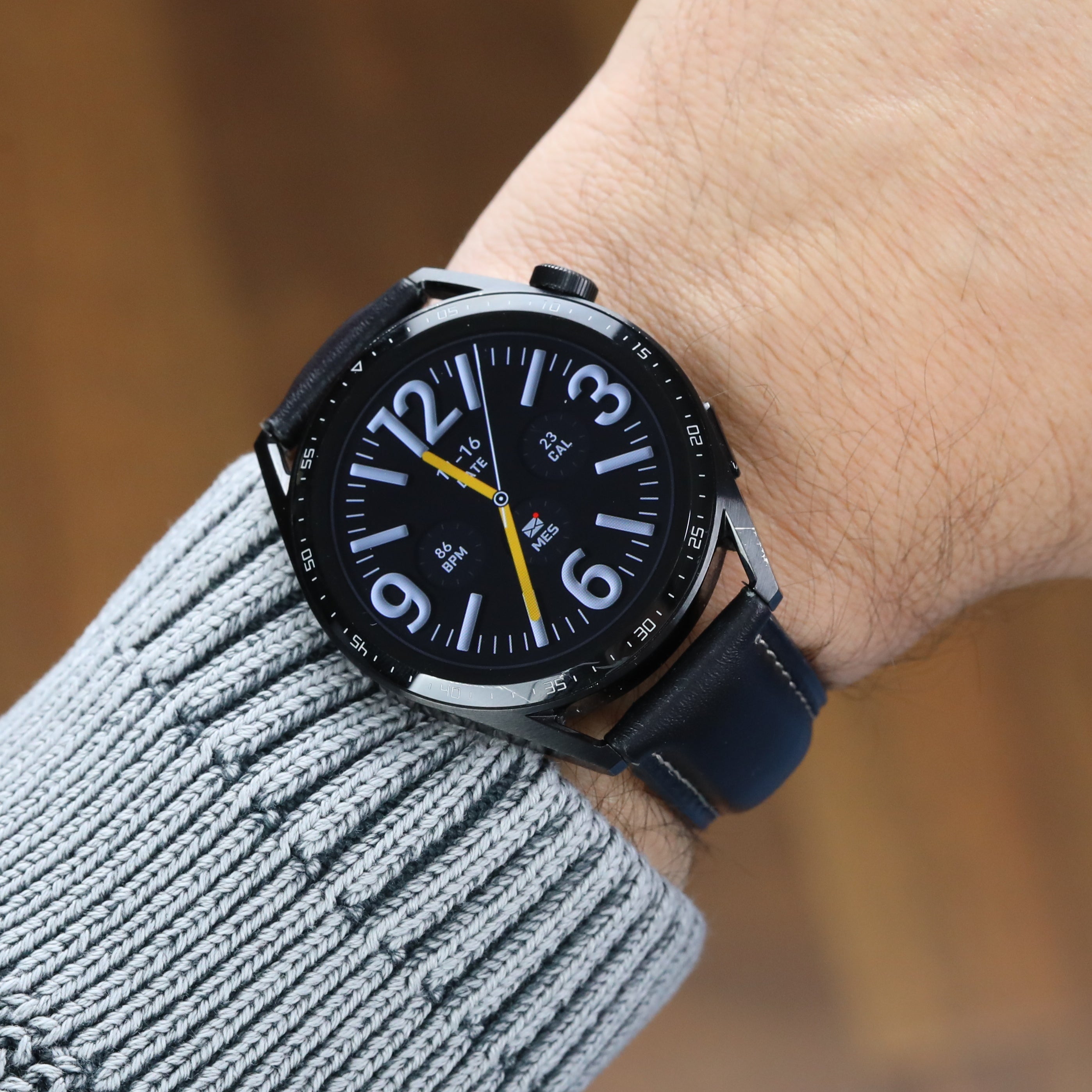 Huawei Watch Deri Kordon ( Siyah B.)