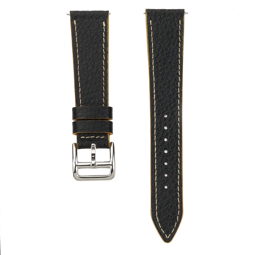 Contrast Series Siyah / Tarçın Deri Kordon