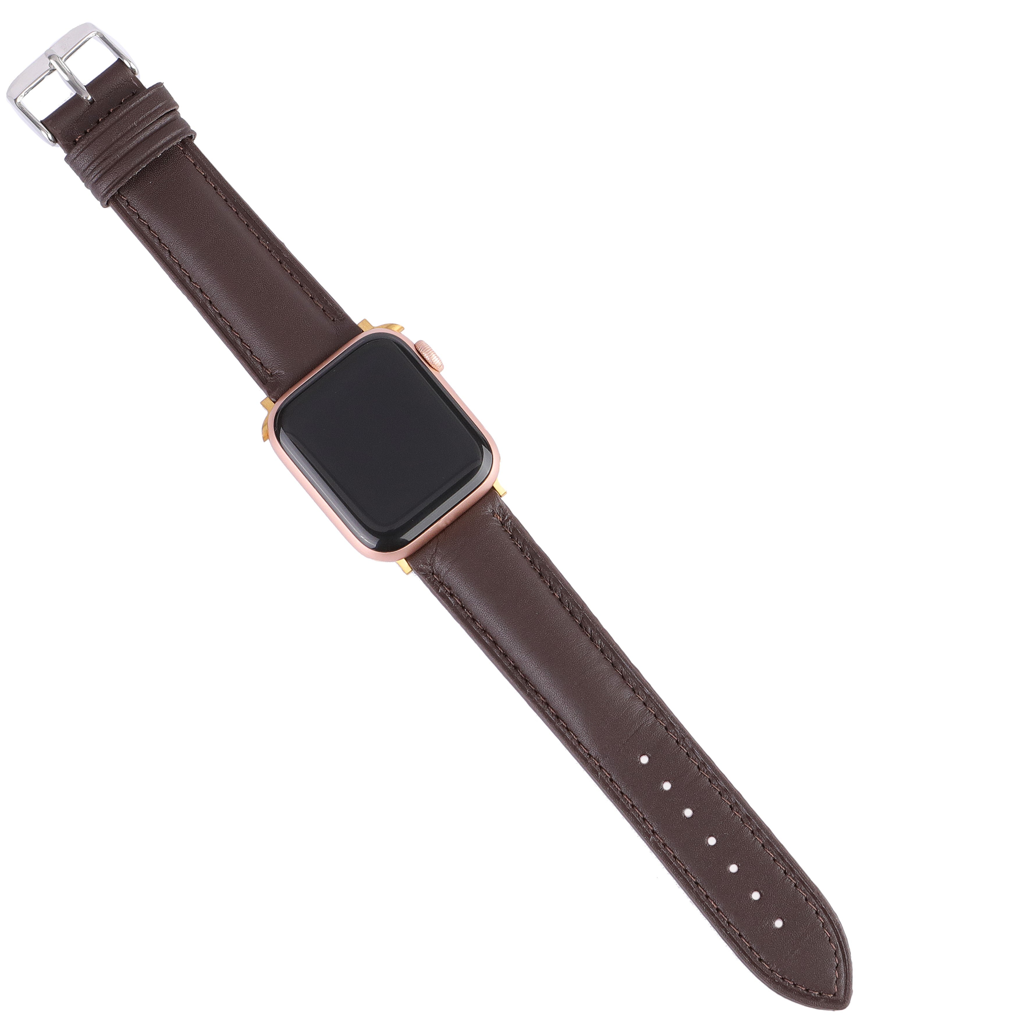 Apple Watch Deri Kordon - Kahve