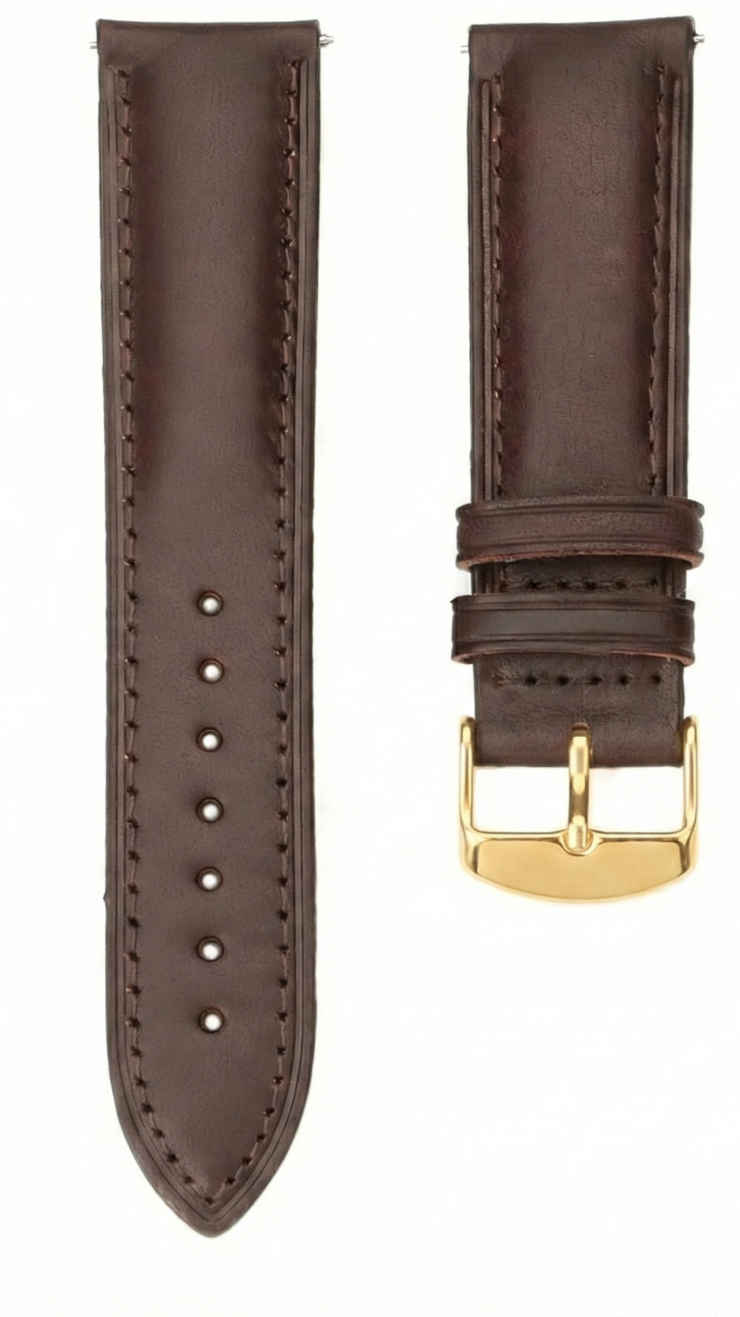 Gold Tokalı Alaturka Kahverengi Deri Kordon