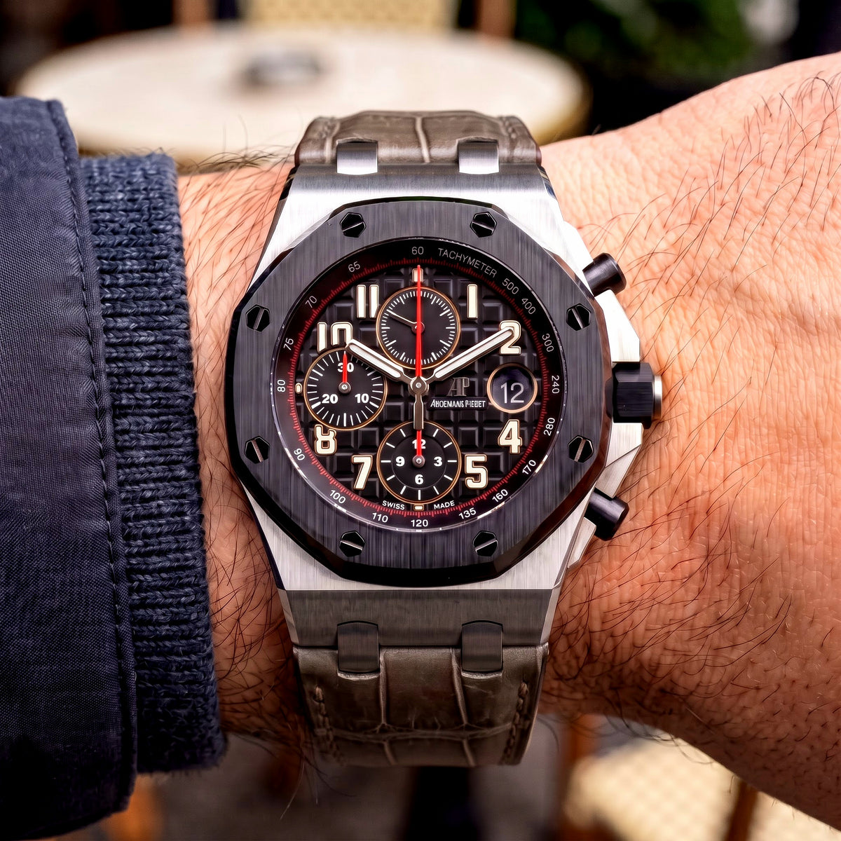 Royal Oak Uyumlu Deri Kordon