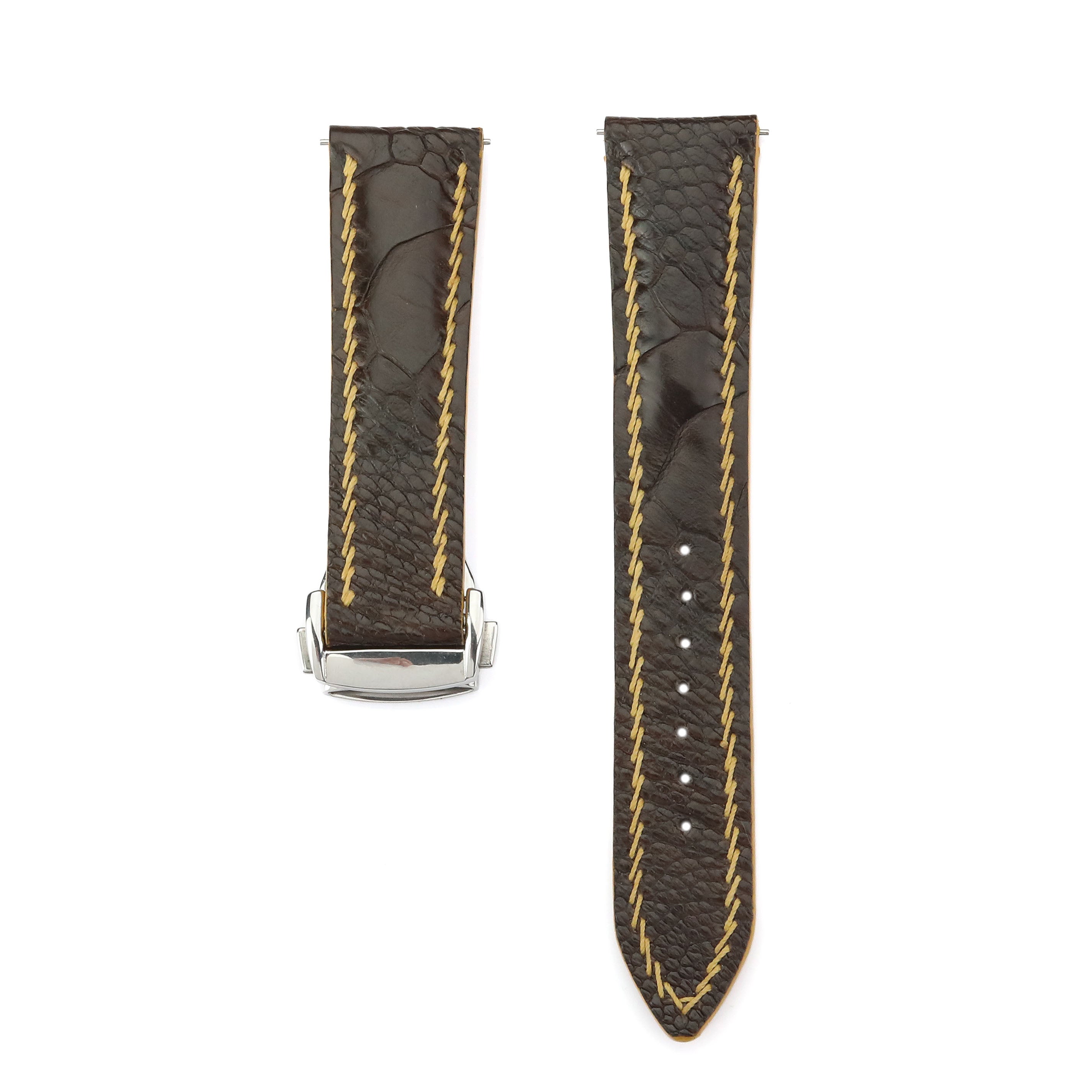 Spanish - Deployent Tokalı Deri Kordon Kahve