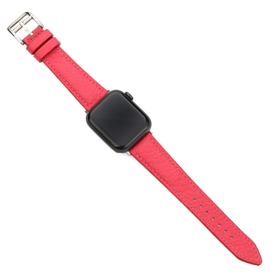 Apple Watch Deri KayışApple Watch Deri Kayış - Togo Pembe