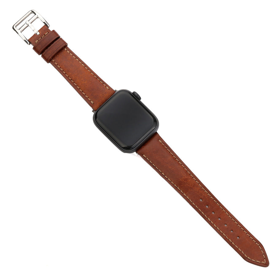 Apple Watch Deri Kordon - Pueblo Kahverengi