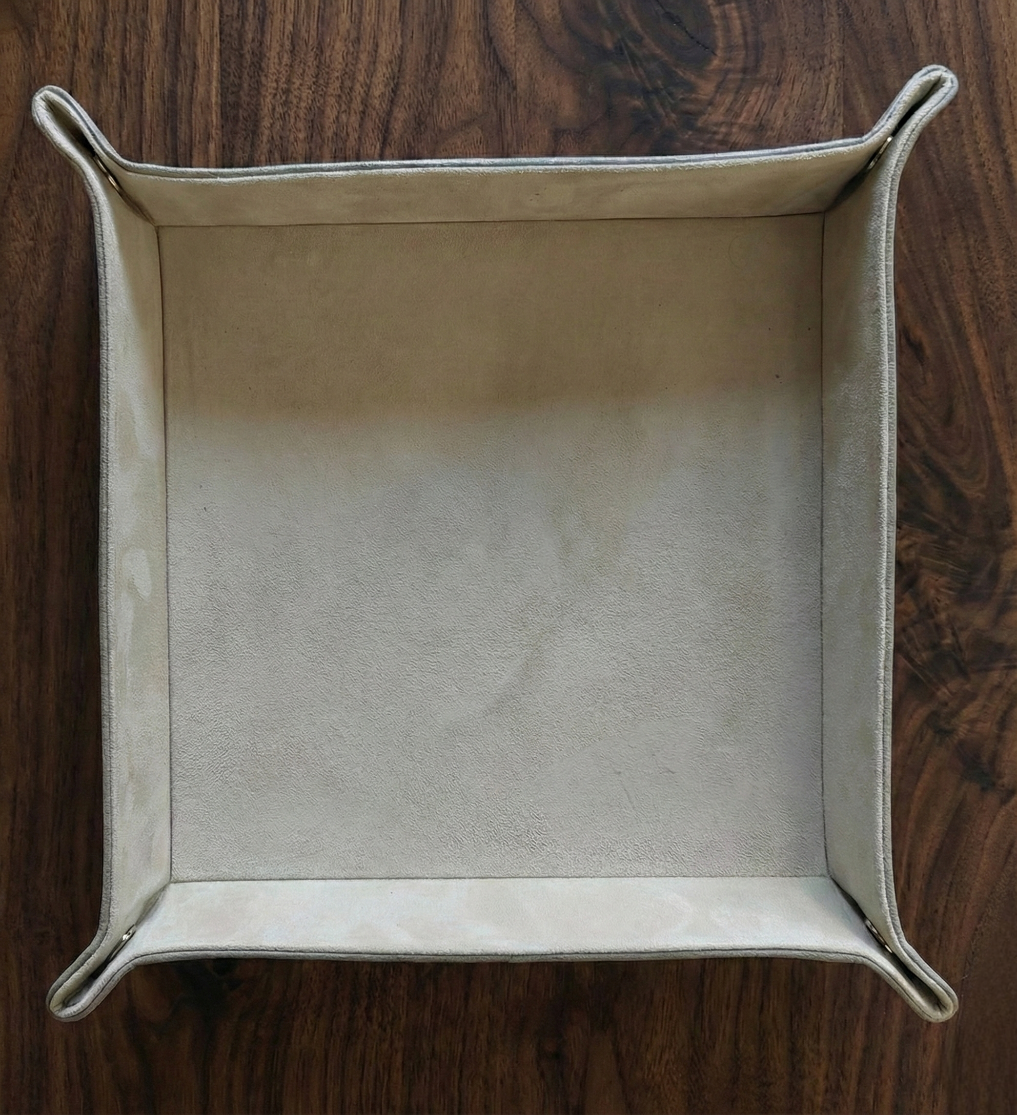 Octavia Gri Vale Gerçek Deri Tepsi