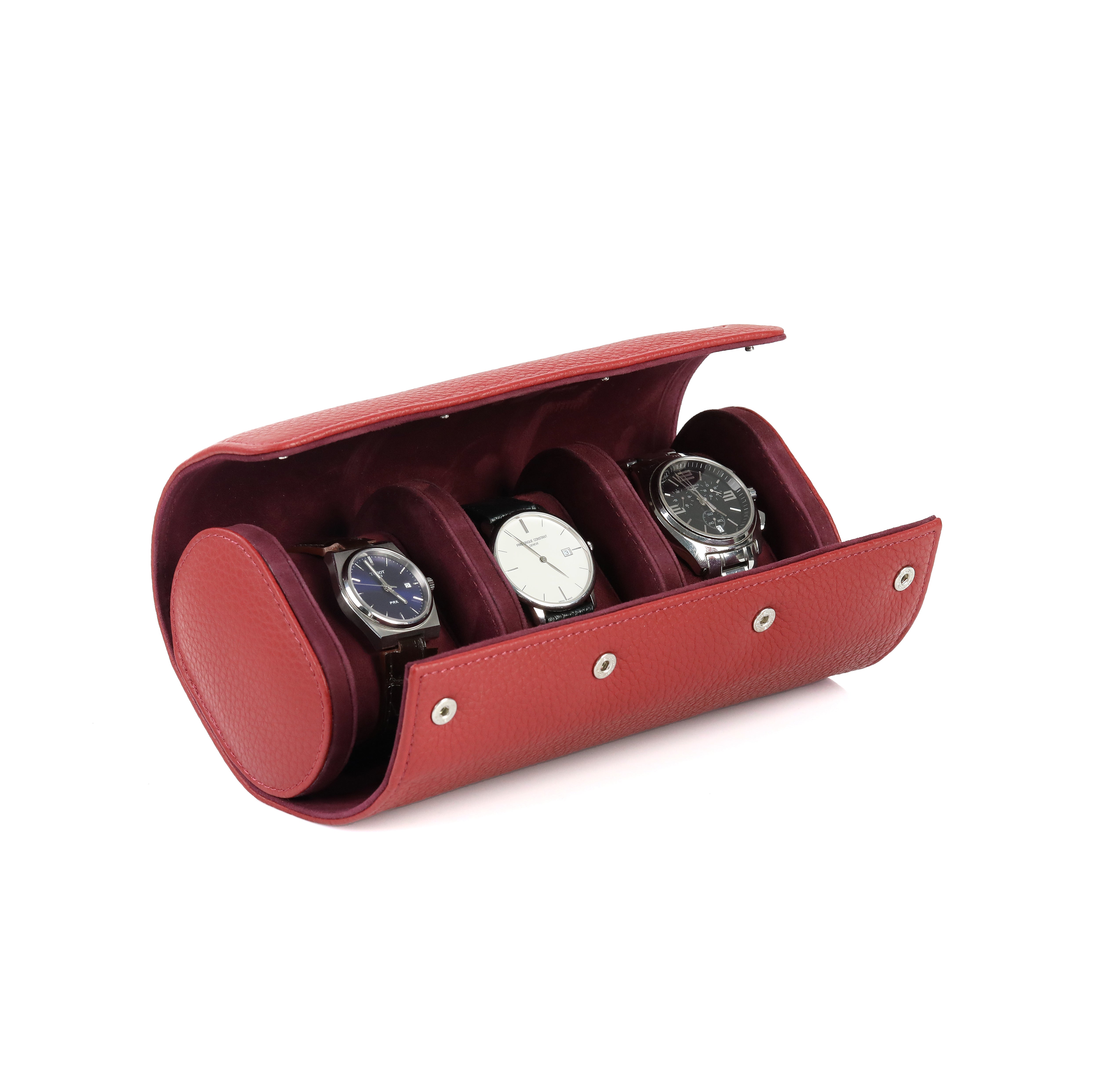Petra Kırmızı Deri Saat Kutusu