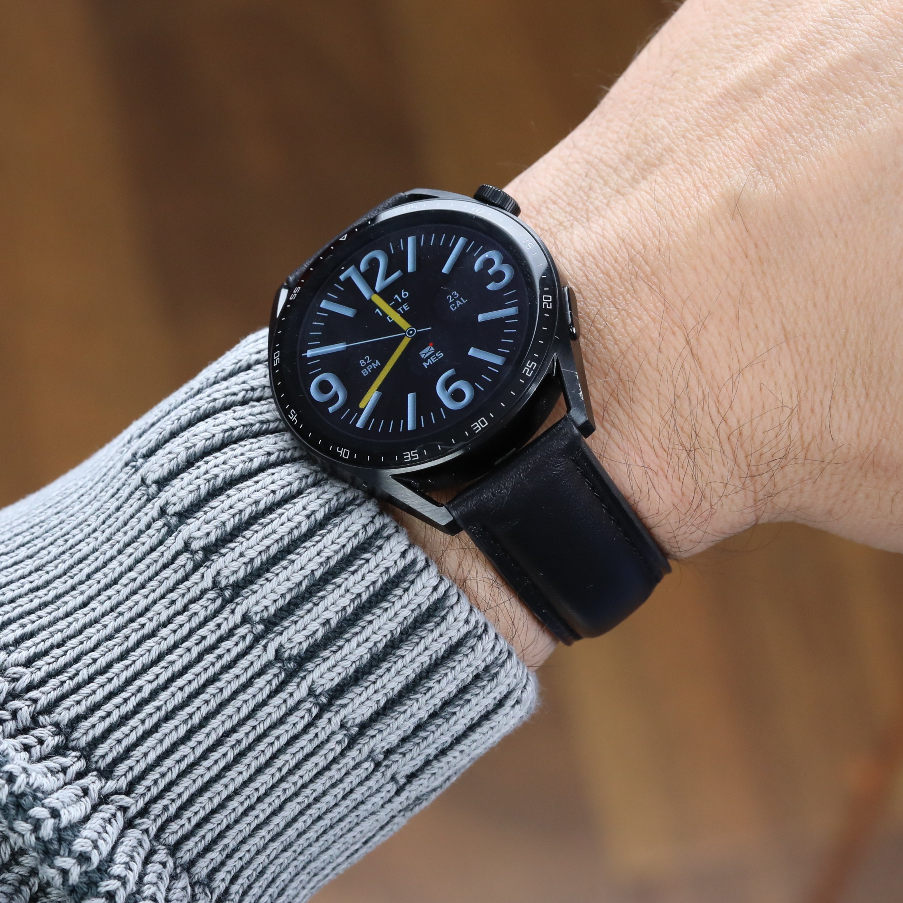 Huawei Watch Deri Kordon ( Siyah)