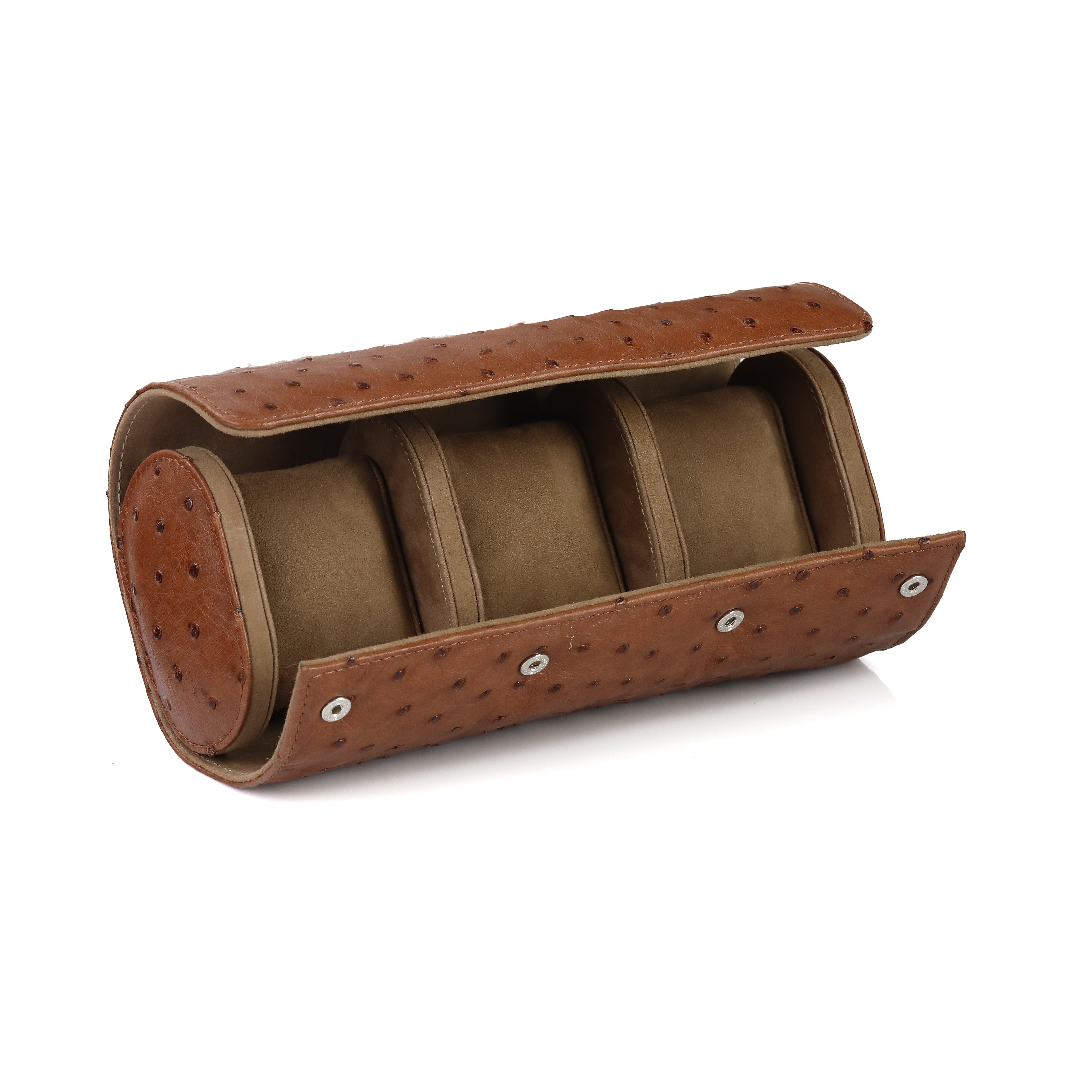 Nata Gerçek Devekuşu Derisi Saat Kutusu