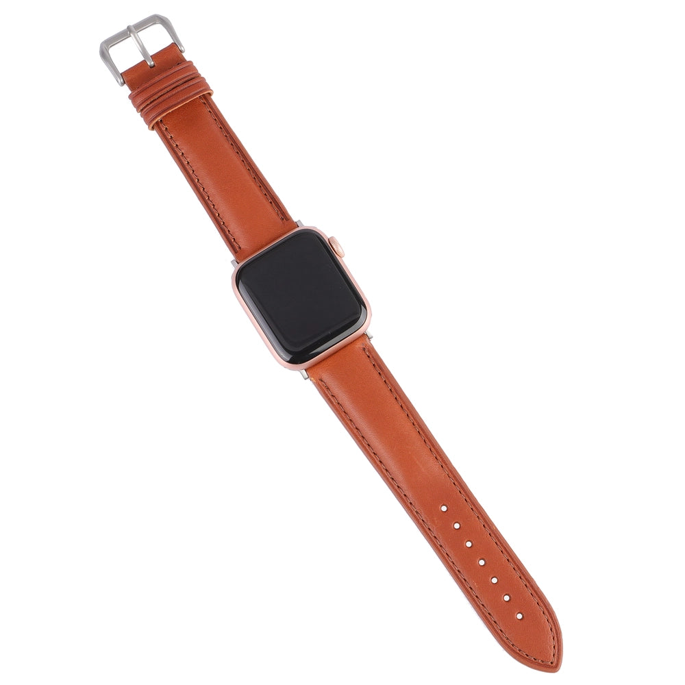 Apple Watch Deri Kordon - Taba - ONYWATCH