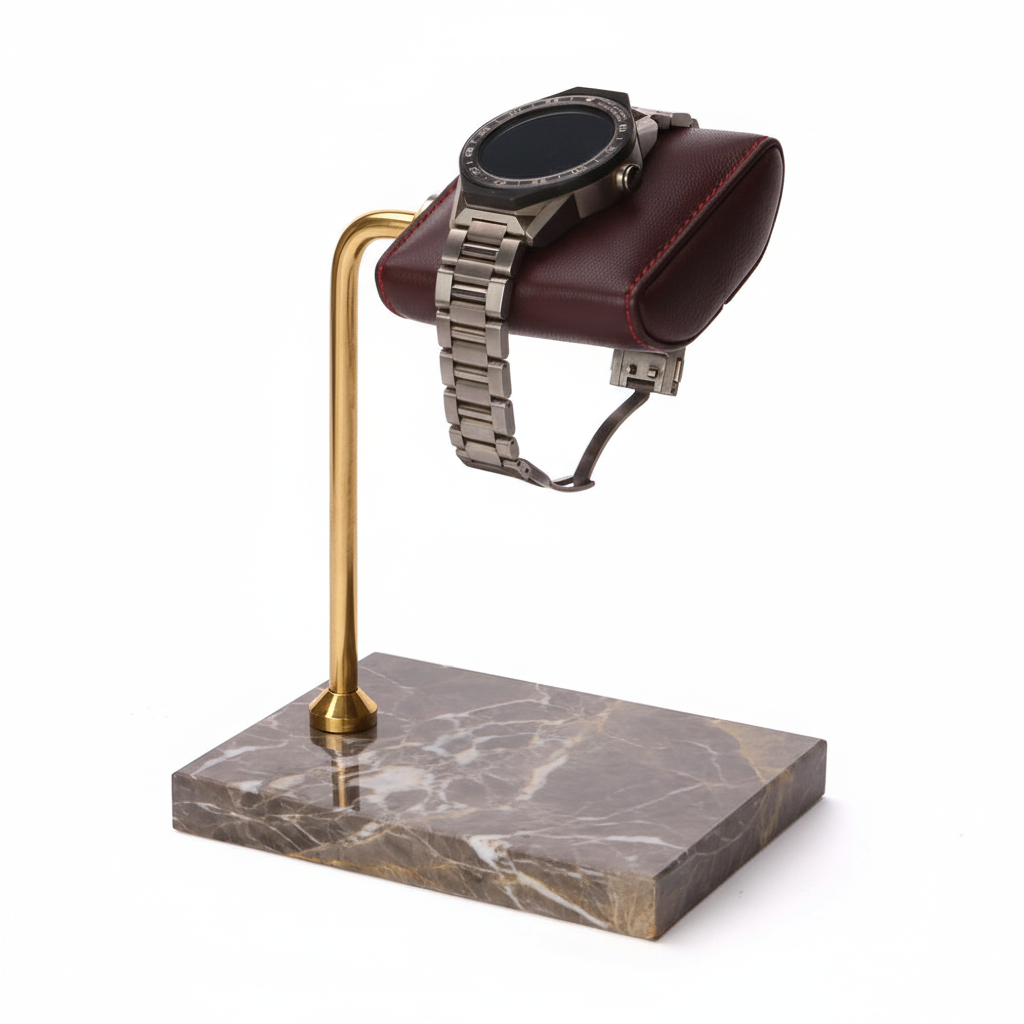 Grey Masaüstü Saat Standı Pirinç