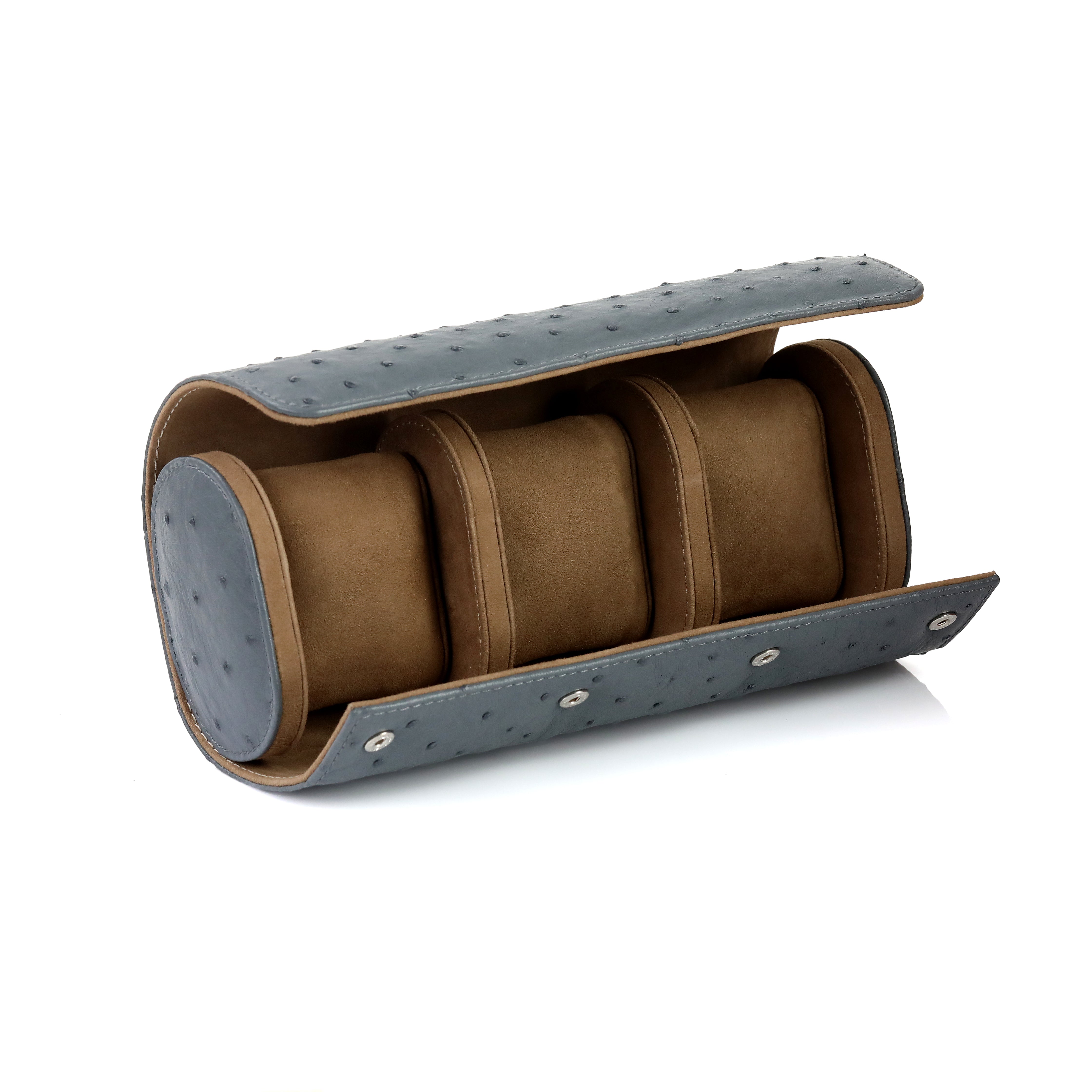 Nata Gerçek Devekuşu Derisi Saat Kutusu