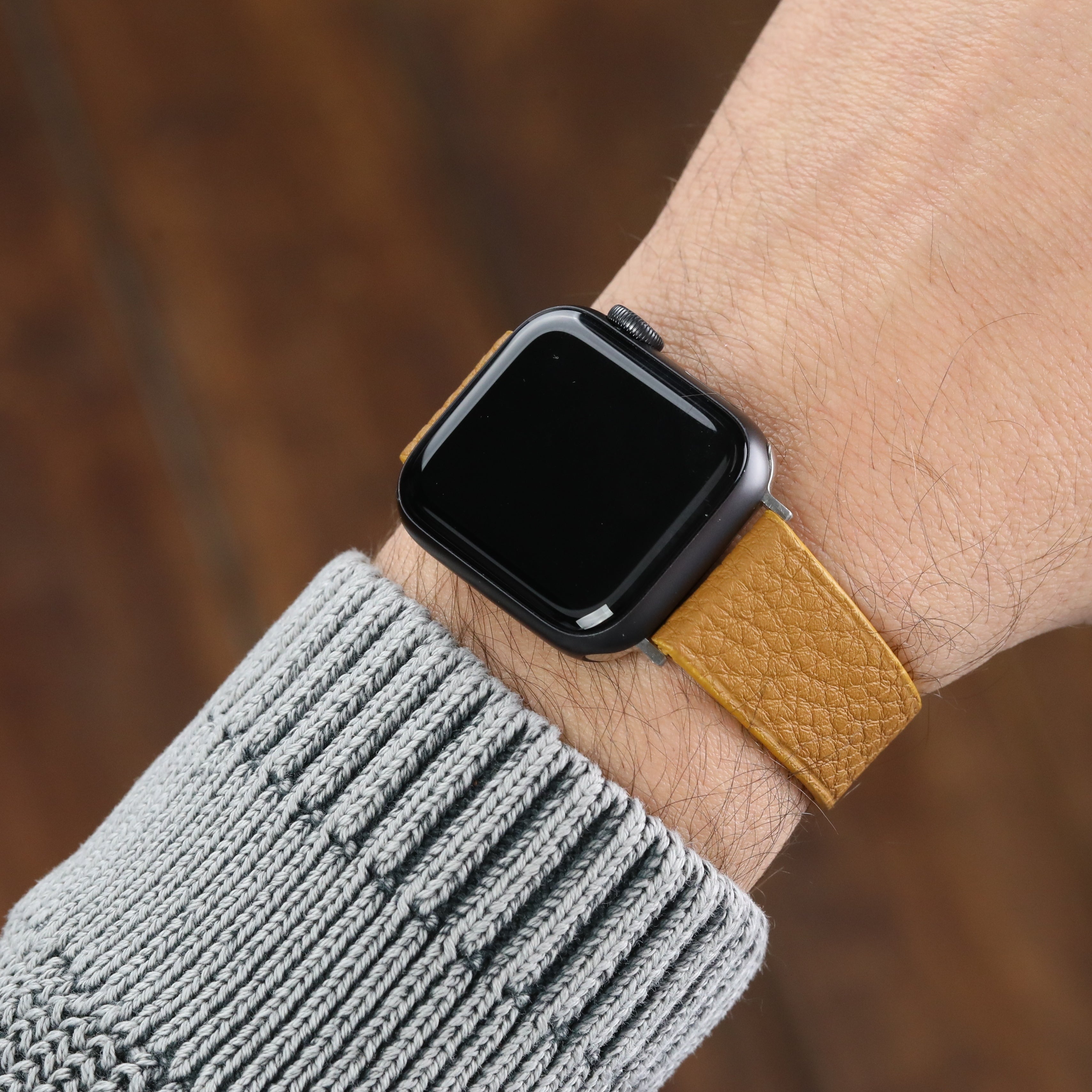 Apple Watch Deri Kordon - Togo Hardal