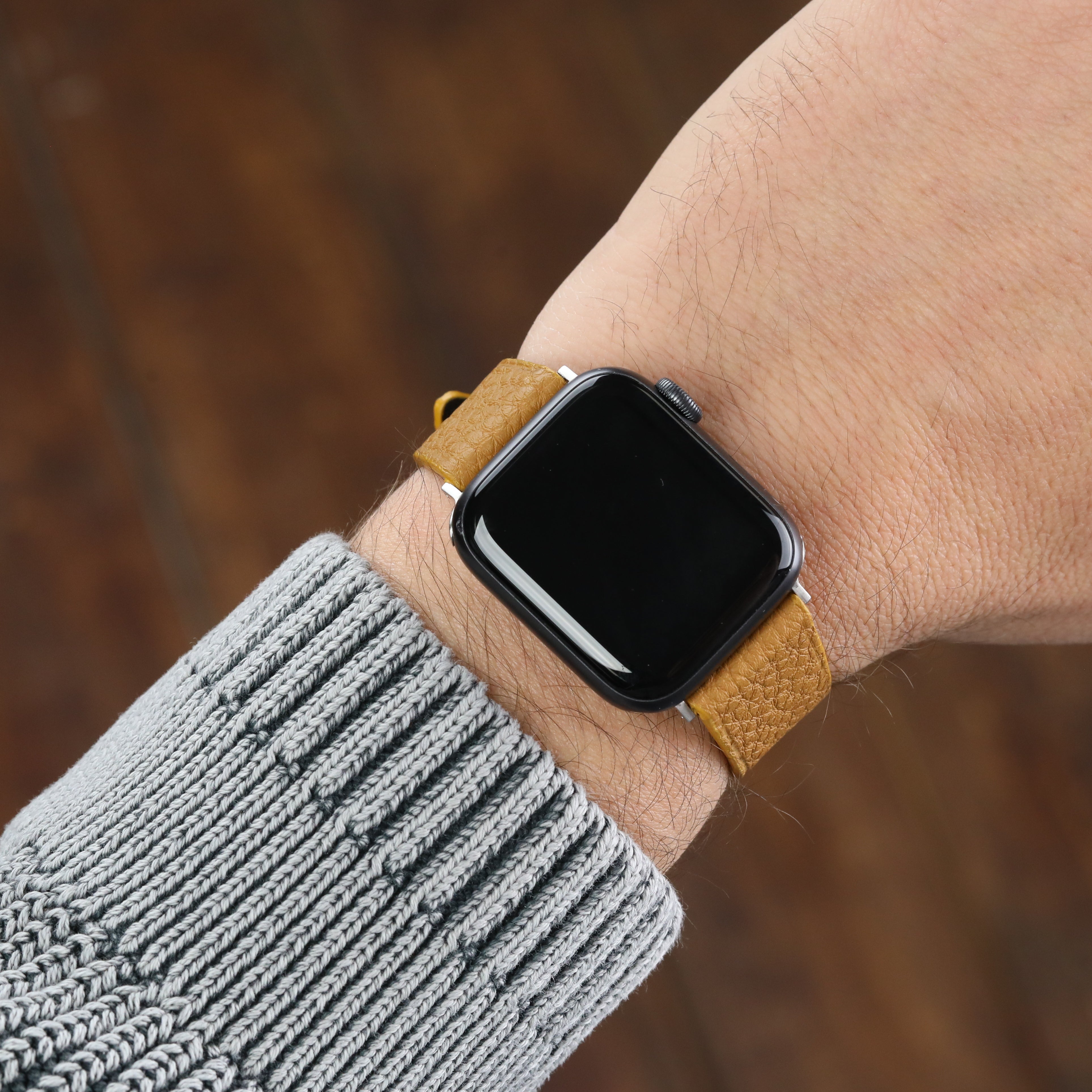 Apple Watch Deri Kordon - Togo Hardal