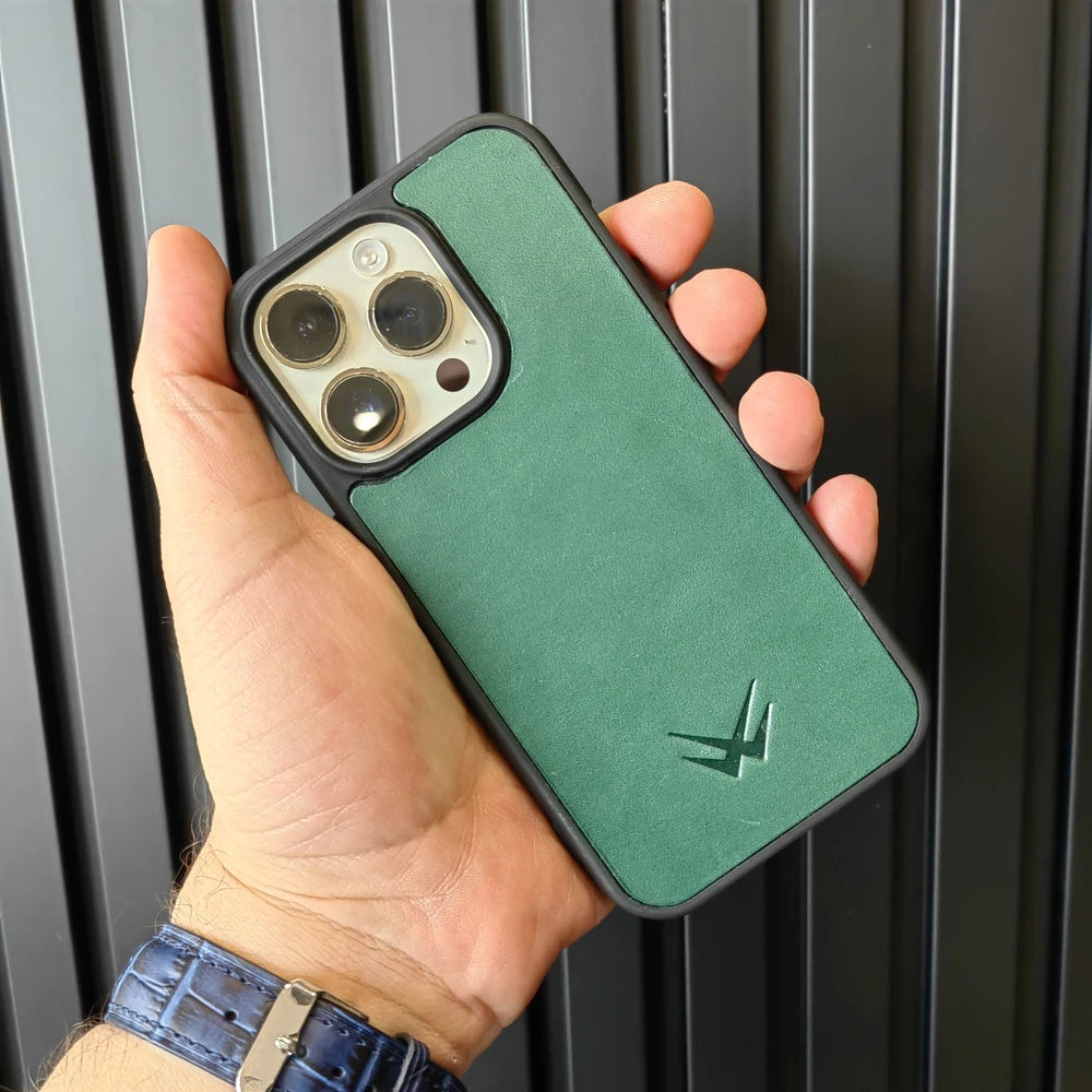 Hurley Yeşil İPhone Deri Kılıf - ONYWATCH