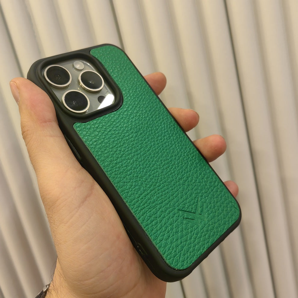 Togo Yeşil iPhone Deri Kılıf - ONYWATCH