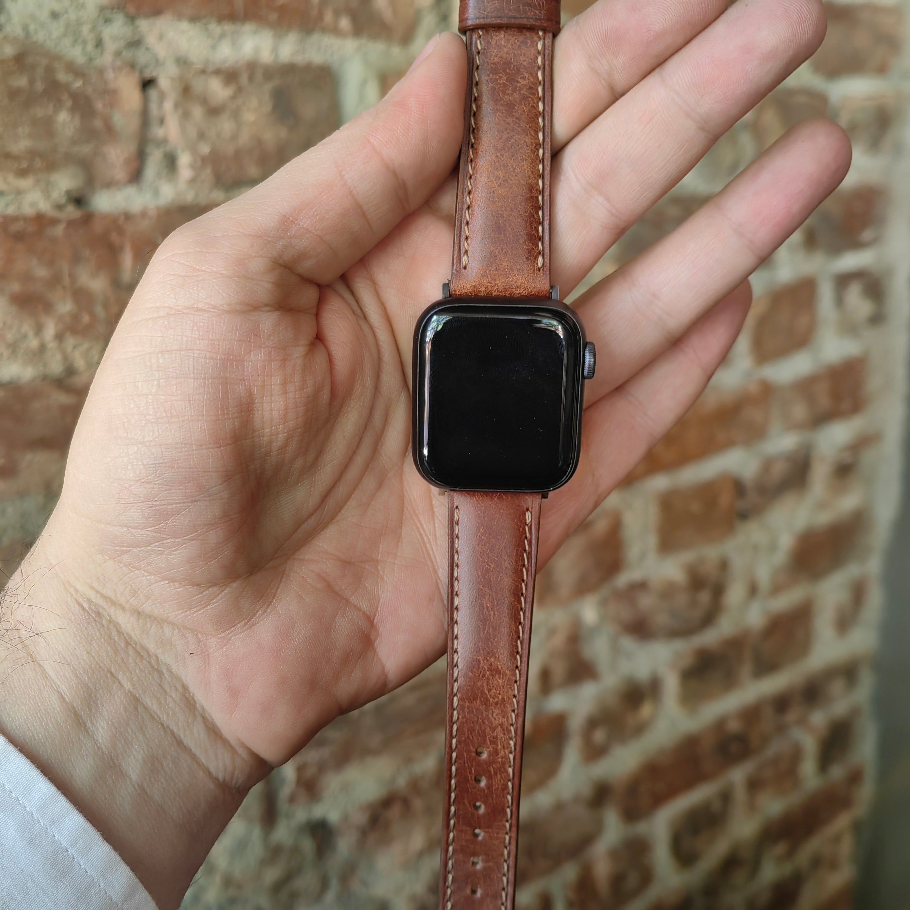 Apple Watch Deri Kordon - Pueblo Kahverengi