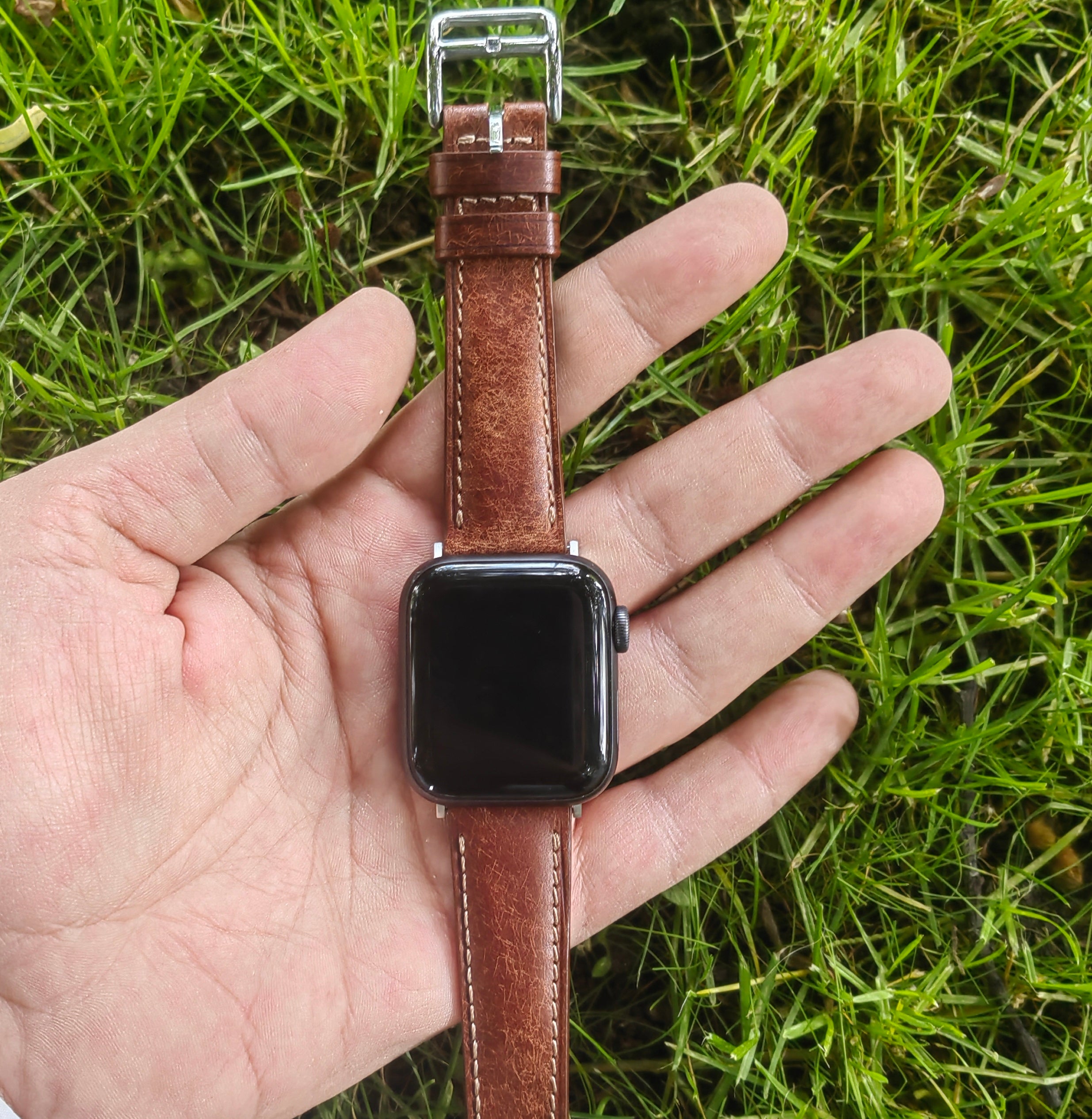 Apple Watch Deri Kordon - Pueblo Kahverengi