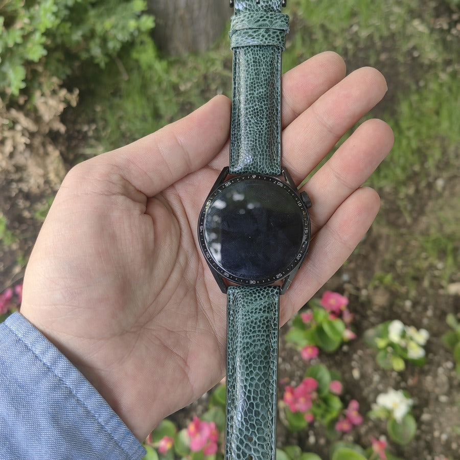 Huawei Watch Deri Kordon ( Devekuşu Derisi)