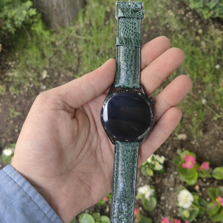 Huawei Watch Deri Kordon ( Devekuşu Derisi)