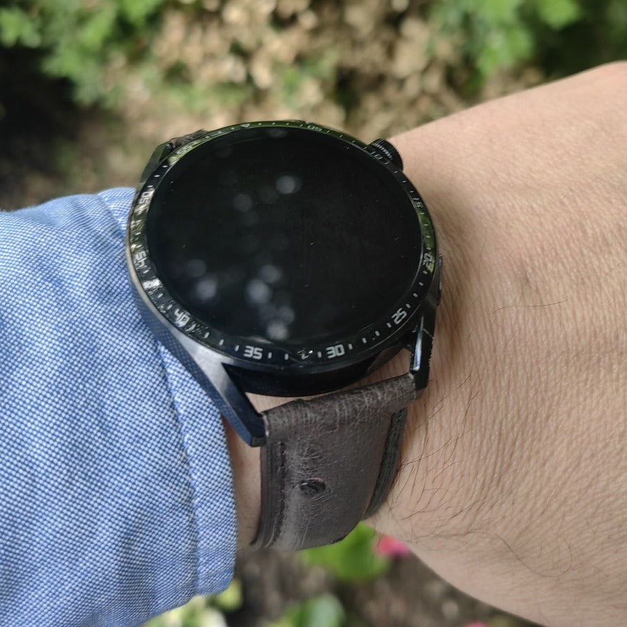 Huawei Watch Deri Kordon ( Devekuşu Derisi)