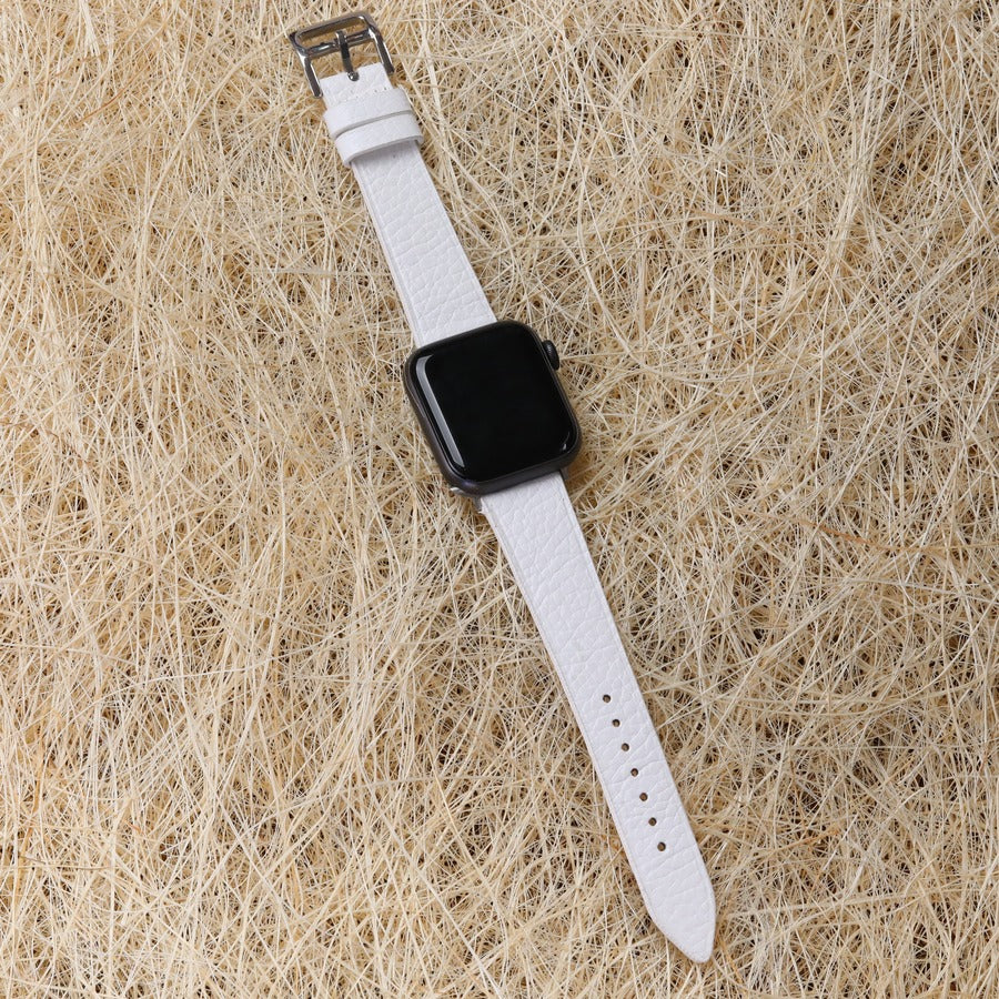 Apple Watch Deri Kordon - Togo Minimal Krem