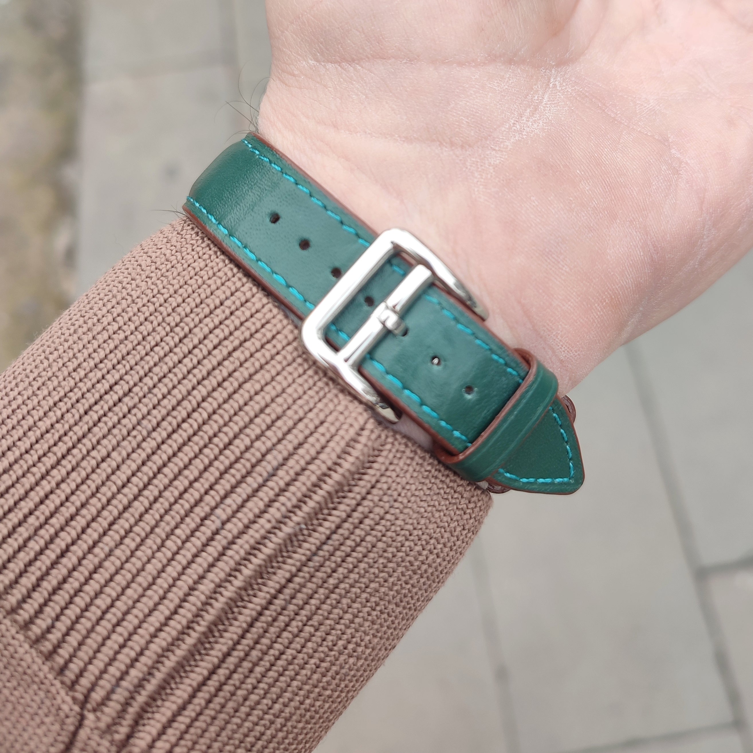 Napa Yeşil Deri Kordon