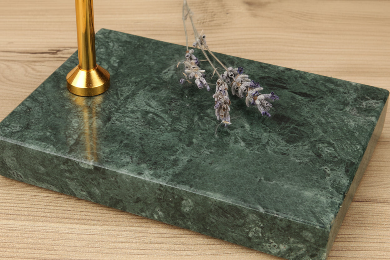 Verde Mermer Saat Standı - ONYWATCH