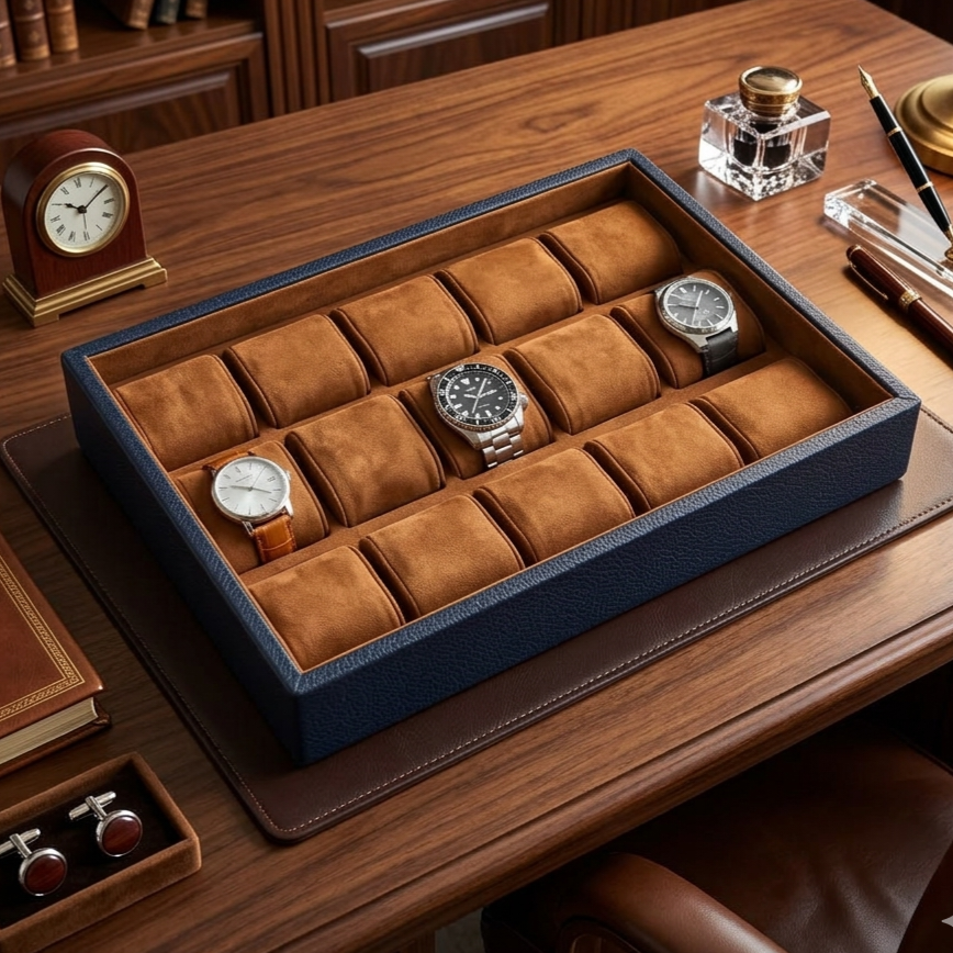 Elite Deri Saat Kutusu 15'li